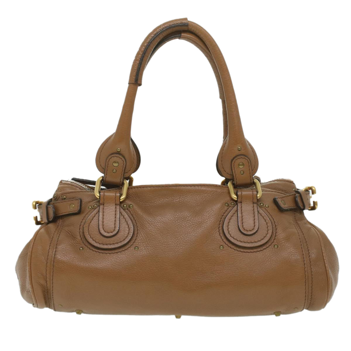 Chloe Paddington Hand Bag Leather Brown 03-08-51-5276 Auth 37277 - 0