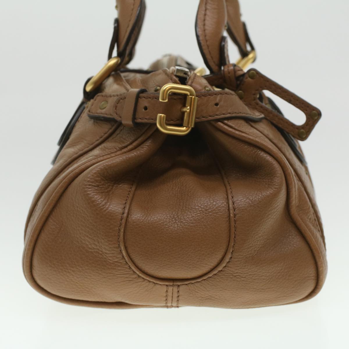 Chloe Paddington Hand Bag Leather Brown 03-08-51-5276 Auth 37277