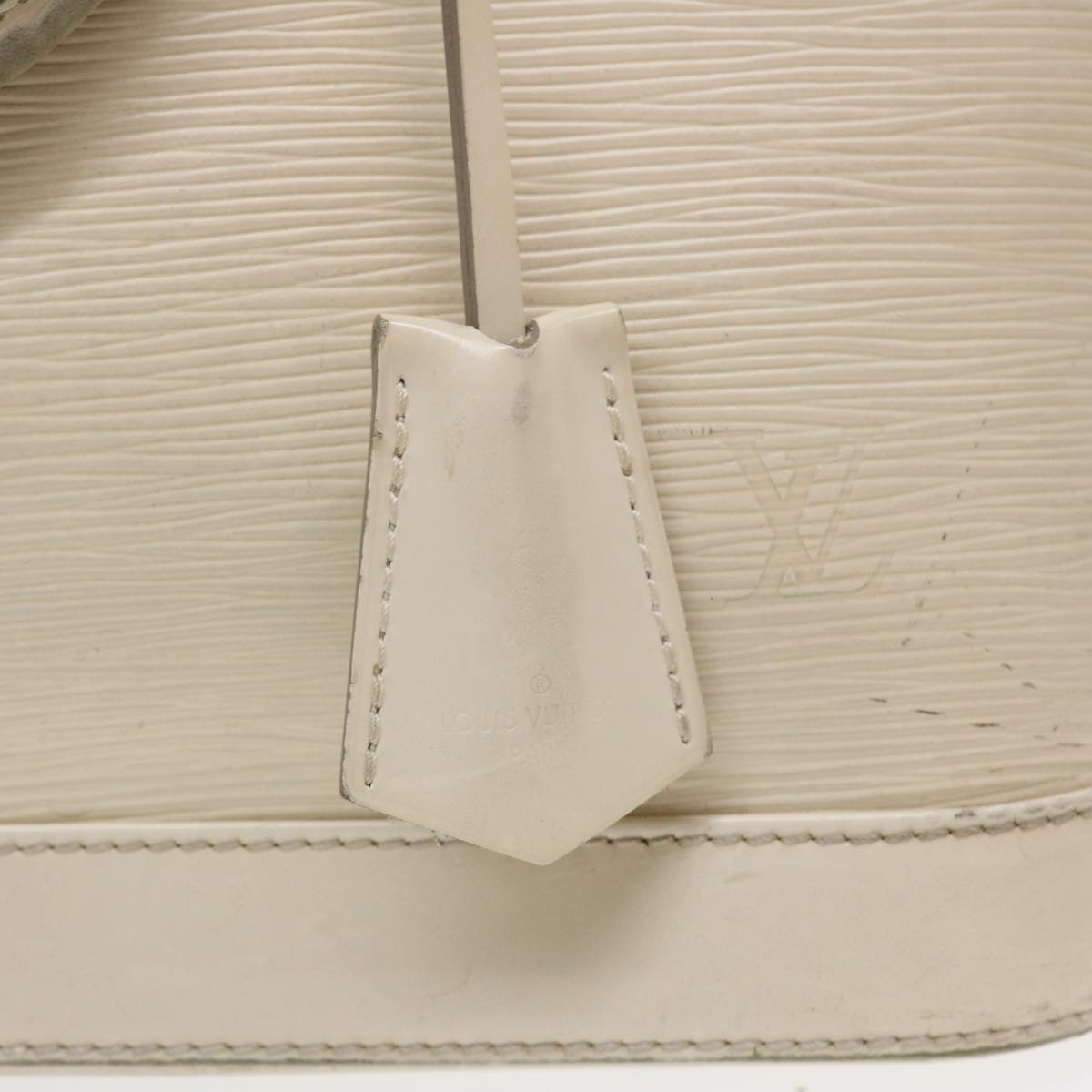 LOUIS VUITTON Epi Alma Hand Bag White M4030J LV Auth 37284