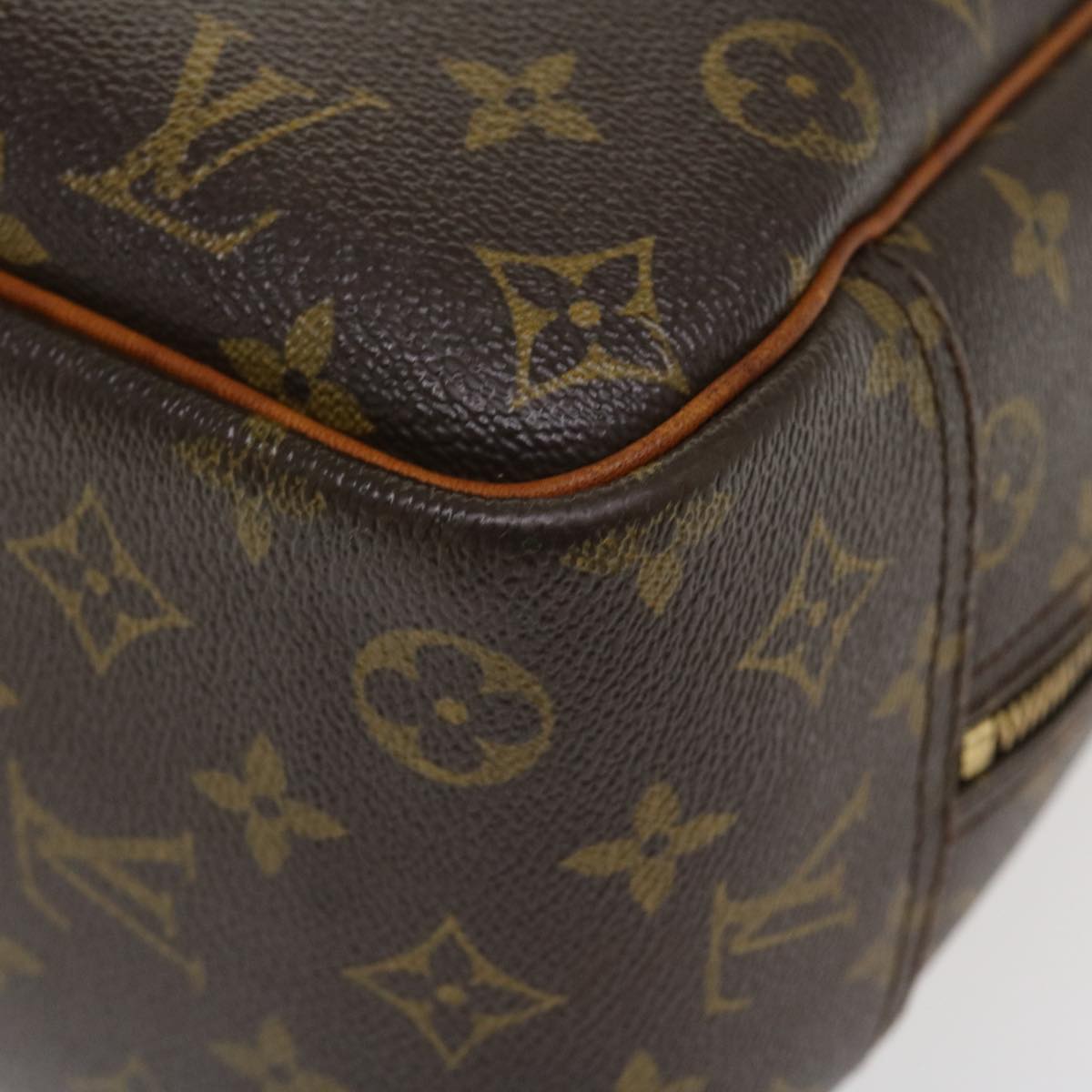 LOUIS VUITTON Monogram Deauville Hand Bag M47270 LV Auth 37302