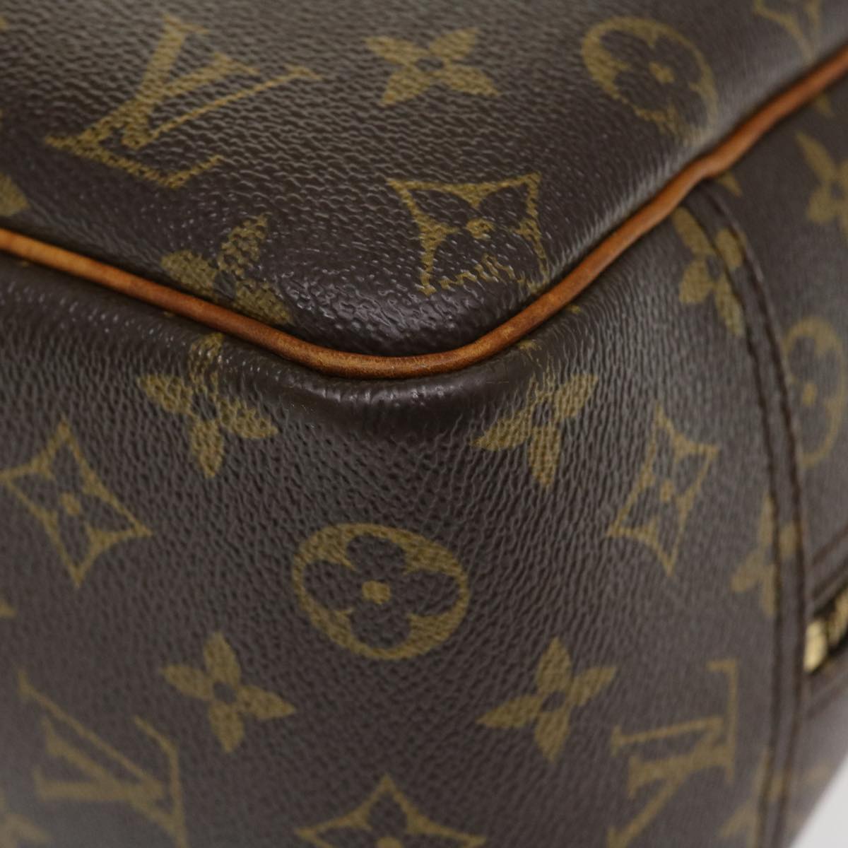 LOUIS VUITTON Monogram Deauville Hand Bag M47270 LV Auth 37302