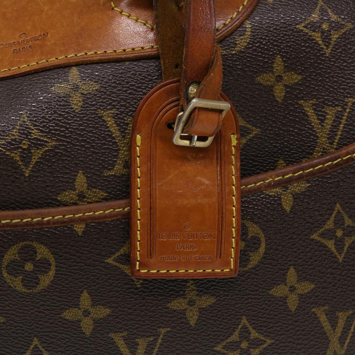 LOUIS VUITTON Monogram Deauville Hand Bag M47270 LV Auth 37302