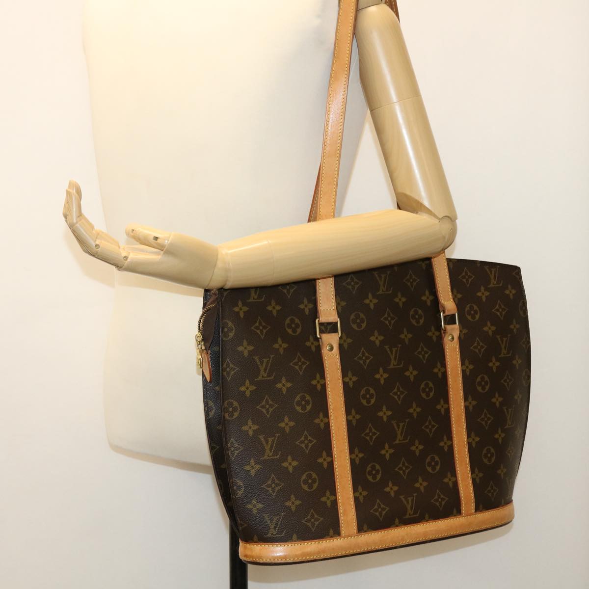 LOUIS VUITTON Monogram Babylone Tote Bag M51102 LV Auth 37318