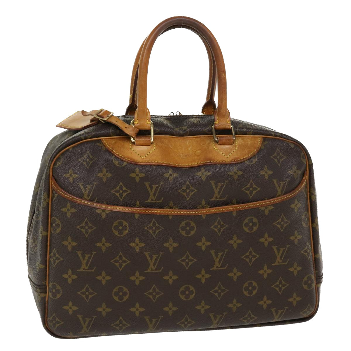 LOUIS VUITTON Monogram Deauville Hand Bag M47270 LV Auth 37431