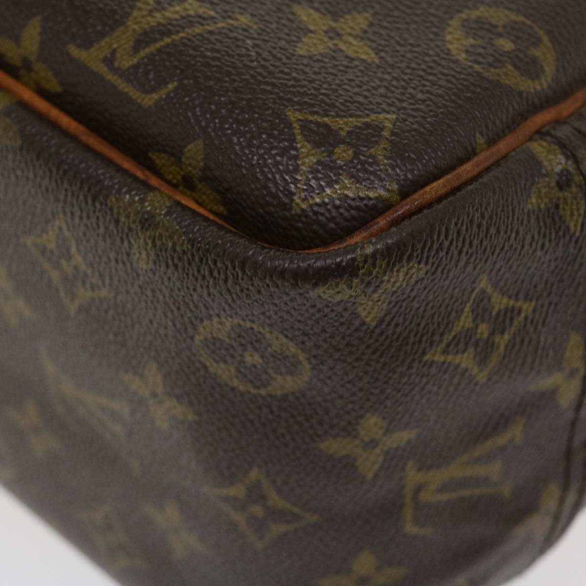 LOUIS VUITTON Monogram Deauville Hand Bag M47270 LV Auth 37431