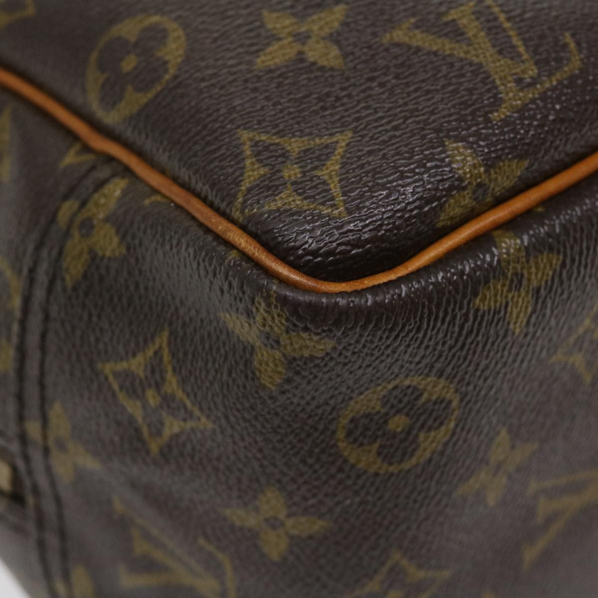 LOUIS VUITTON Monogram Deauville Hand Bag M47270 LV Auth 37431