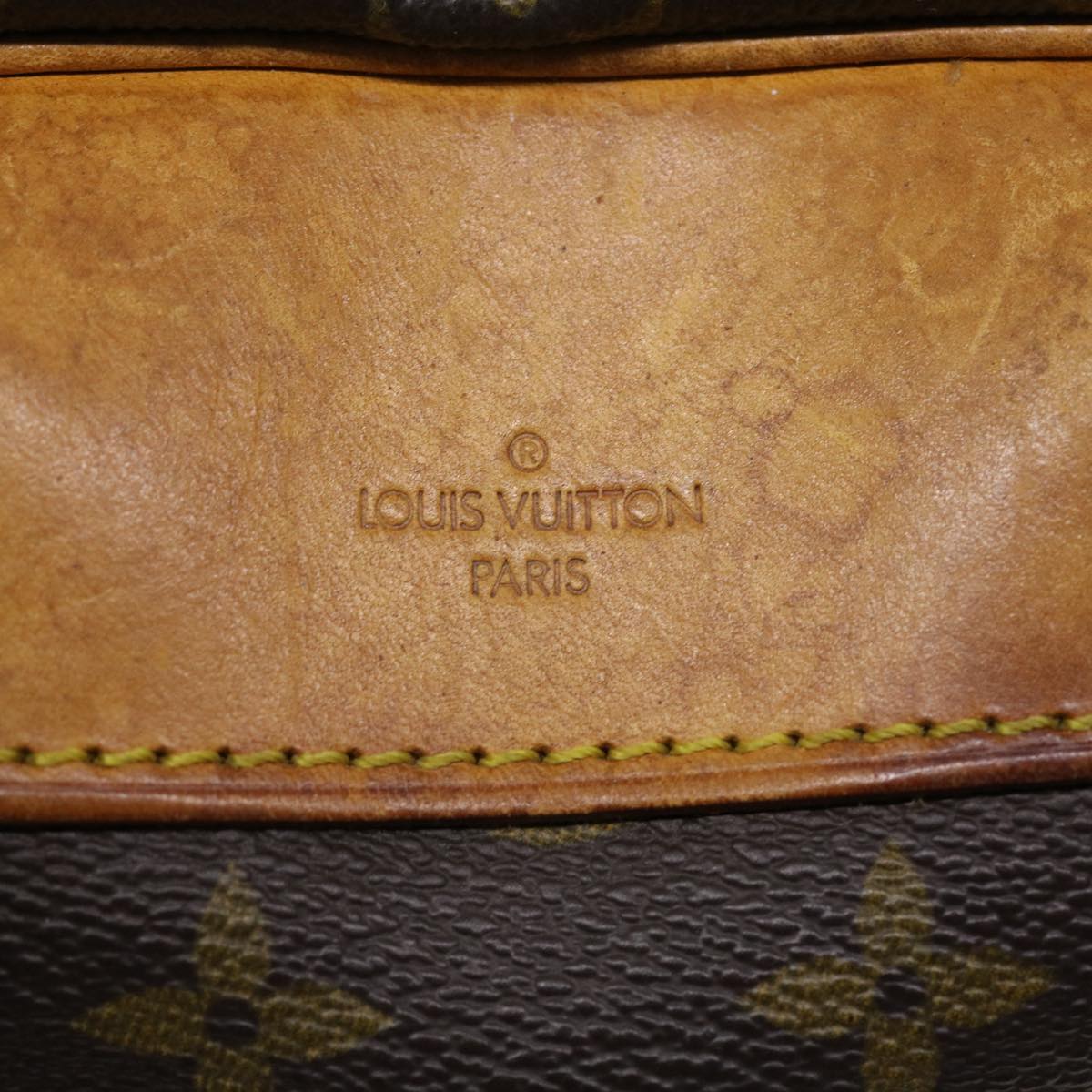 LOUIS VUITTON Monogram Deauville Hand Bag M47270 LV Auth 37431