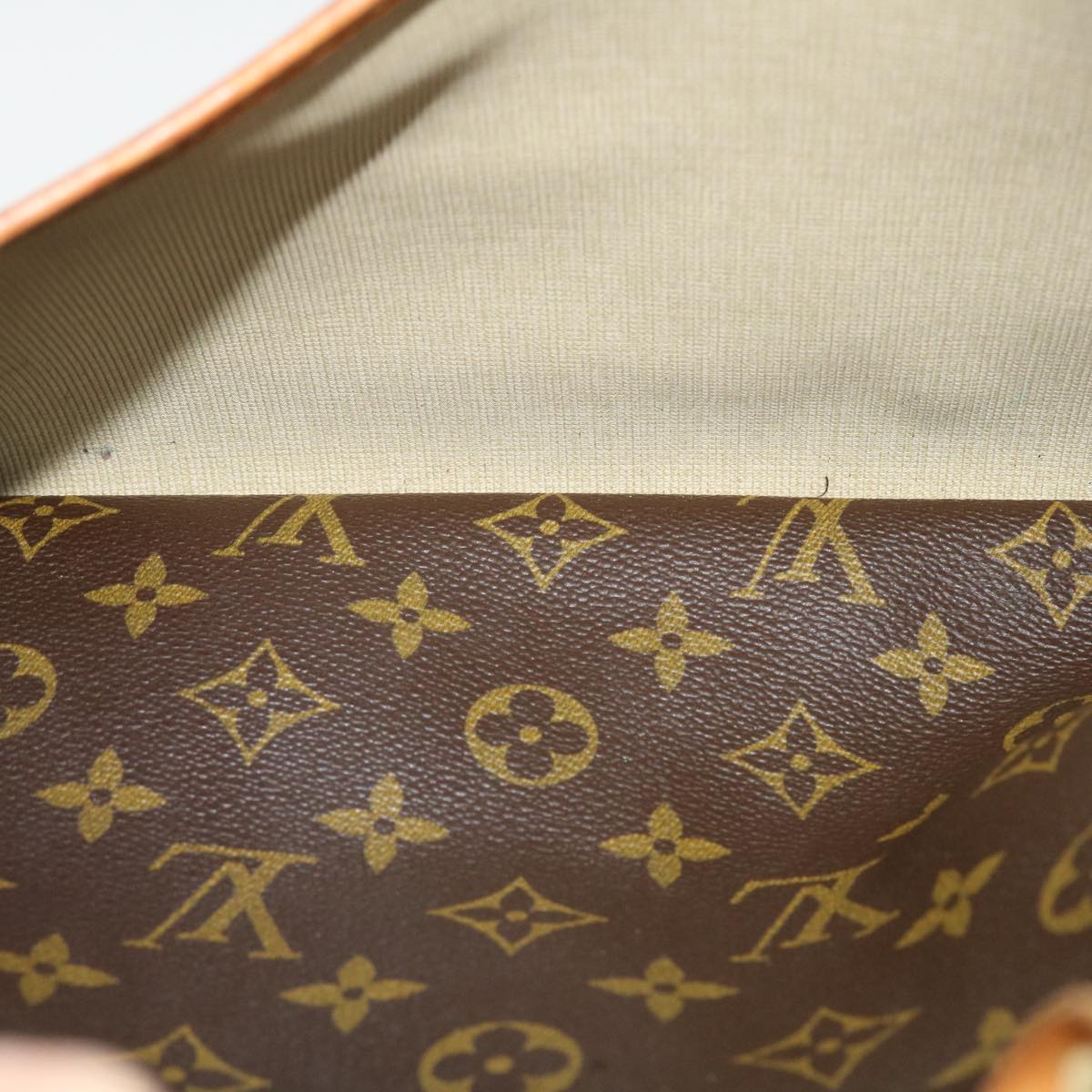 LOUIS VUITTON Monogram Deauville Hand Bag M47270 LV Auth 37431