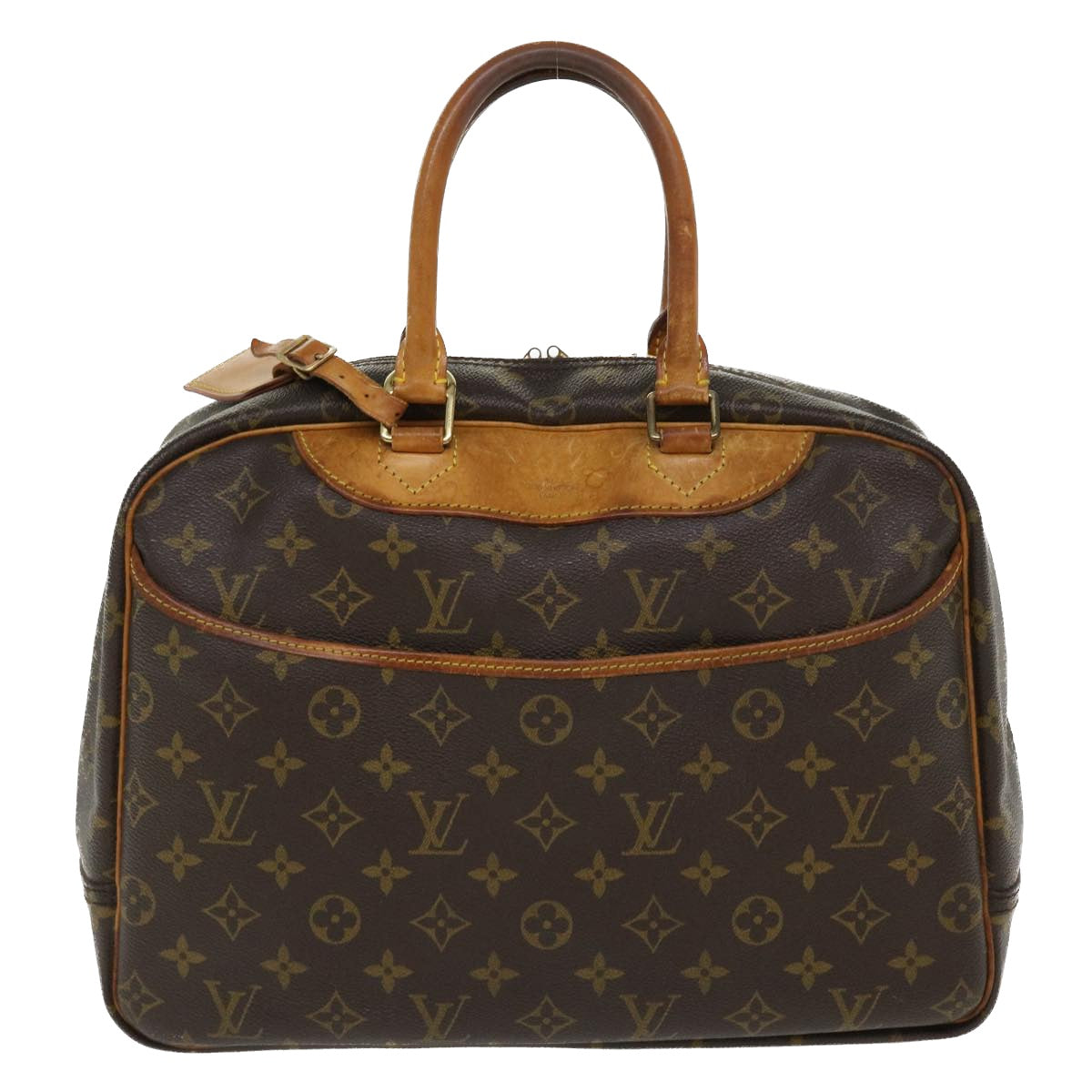 LOUIS VUITTON Monogram Deauville Hand Bag M47270 LV Auth 37431