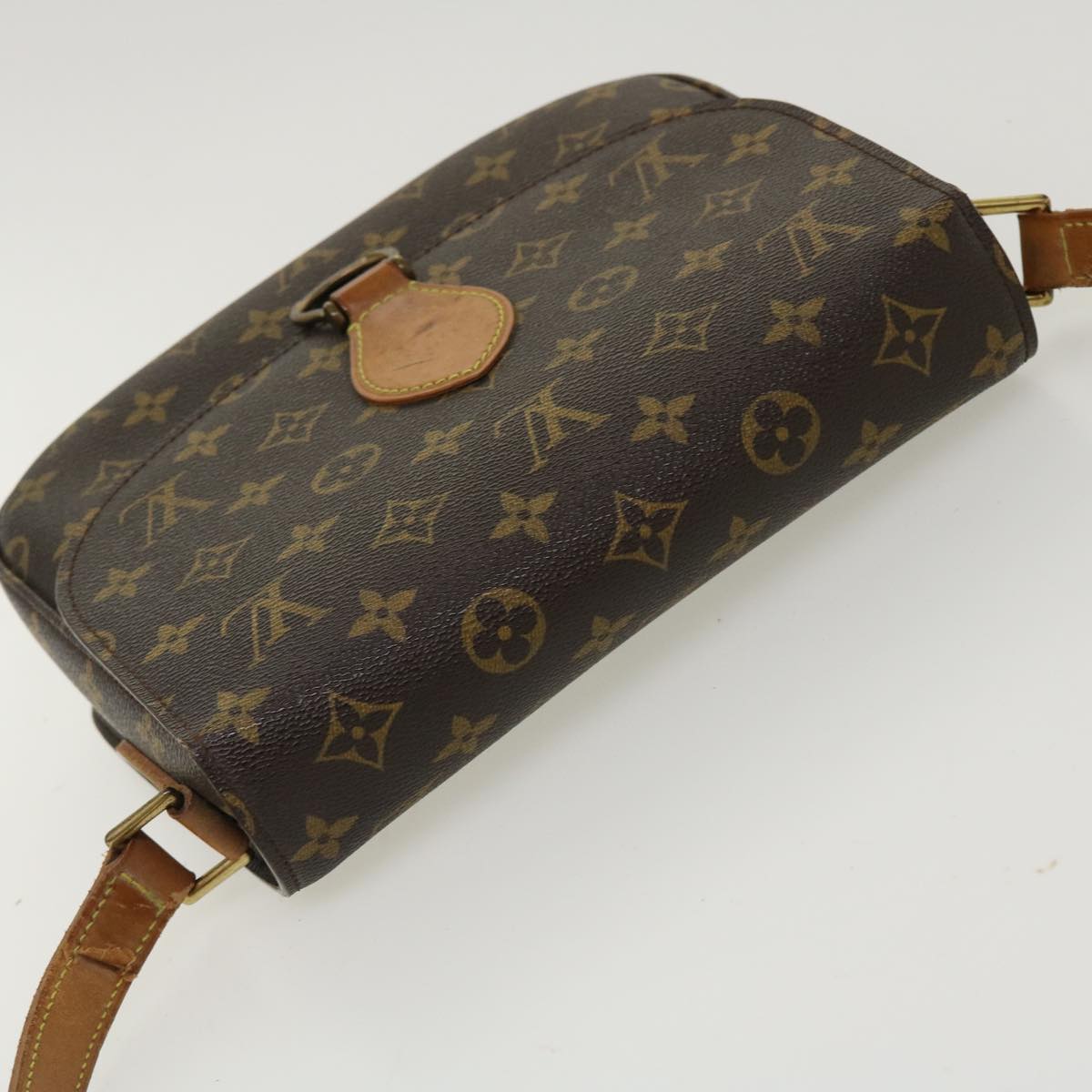 LOUIS VUITTON Monogram Saint Cloud GM Shoulder Bag M51242 LV Auth 37438