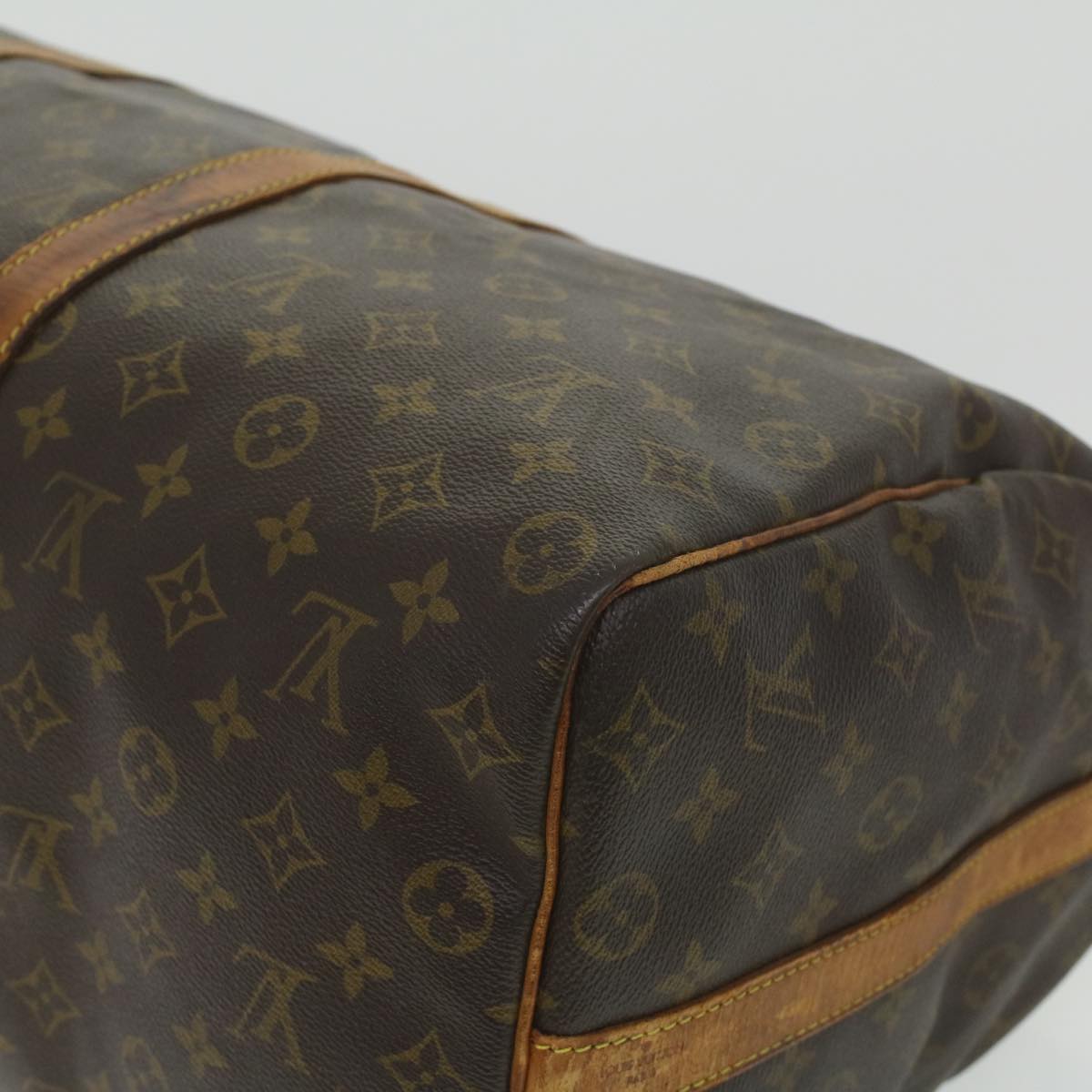 LOUIS VUITTON Monogram Keepall Bandouliere 50 Boston Bag M41416 LV Auth 37440