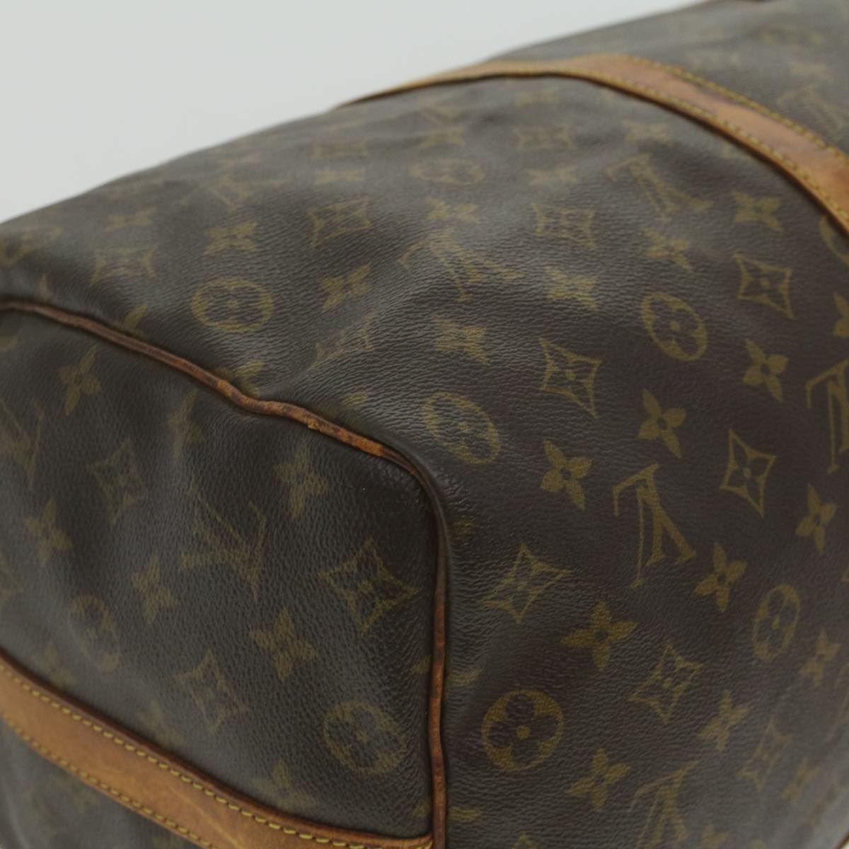 LOUIS VUITTON Monogram Keepall Bandouliere 50 Boston Bag M41416 LV Auth 37440