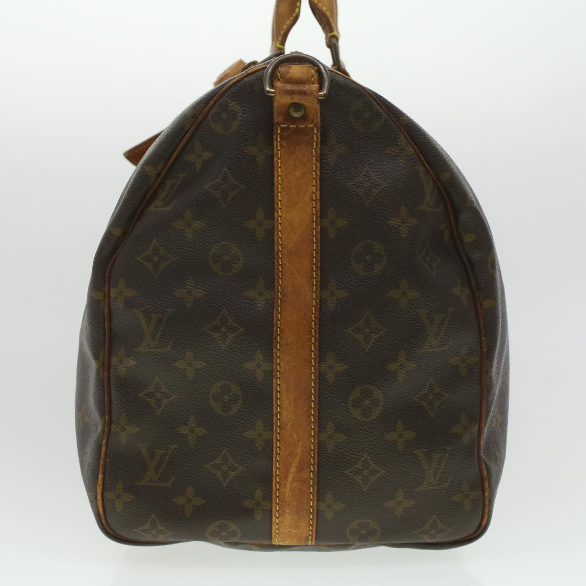 LOUIS VUITTON Monogram Keepall Bandouliere 50 Boston Bag M41416 LV Auth 37440