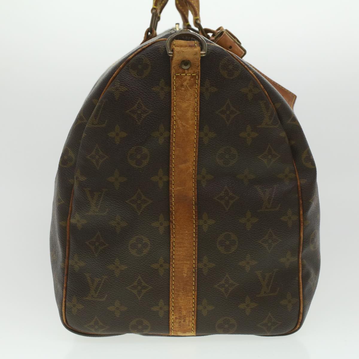 LOUIS VUITTON Monogram Keepall Bandouliere 50 Boston Bag M41416 LV Auth 37440