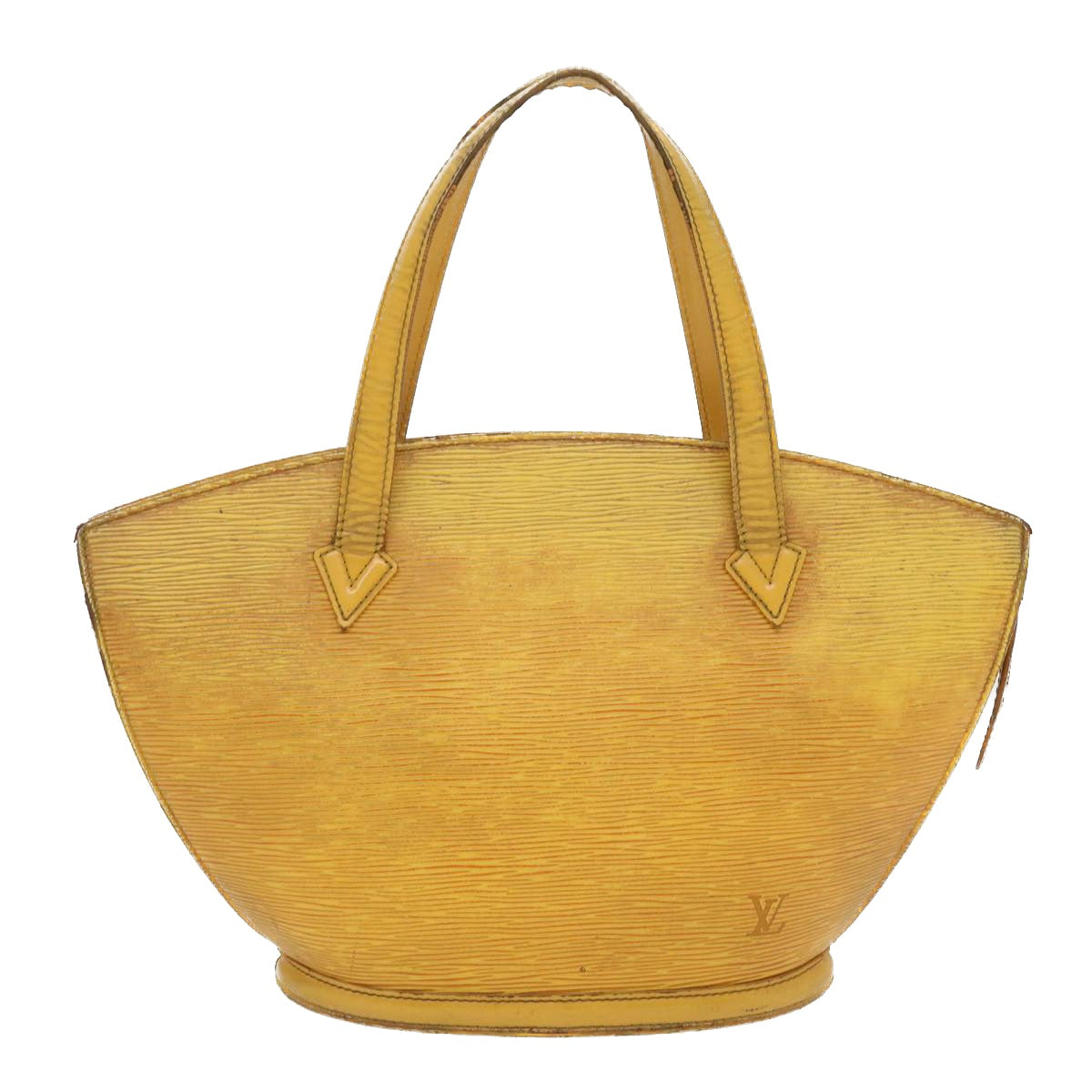 LOUIS VUITTON Epi Saint Jacques Hand Bag Yellow M52279 LV Auth 37441