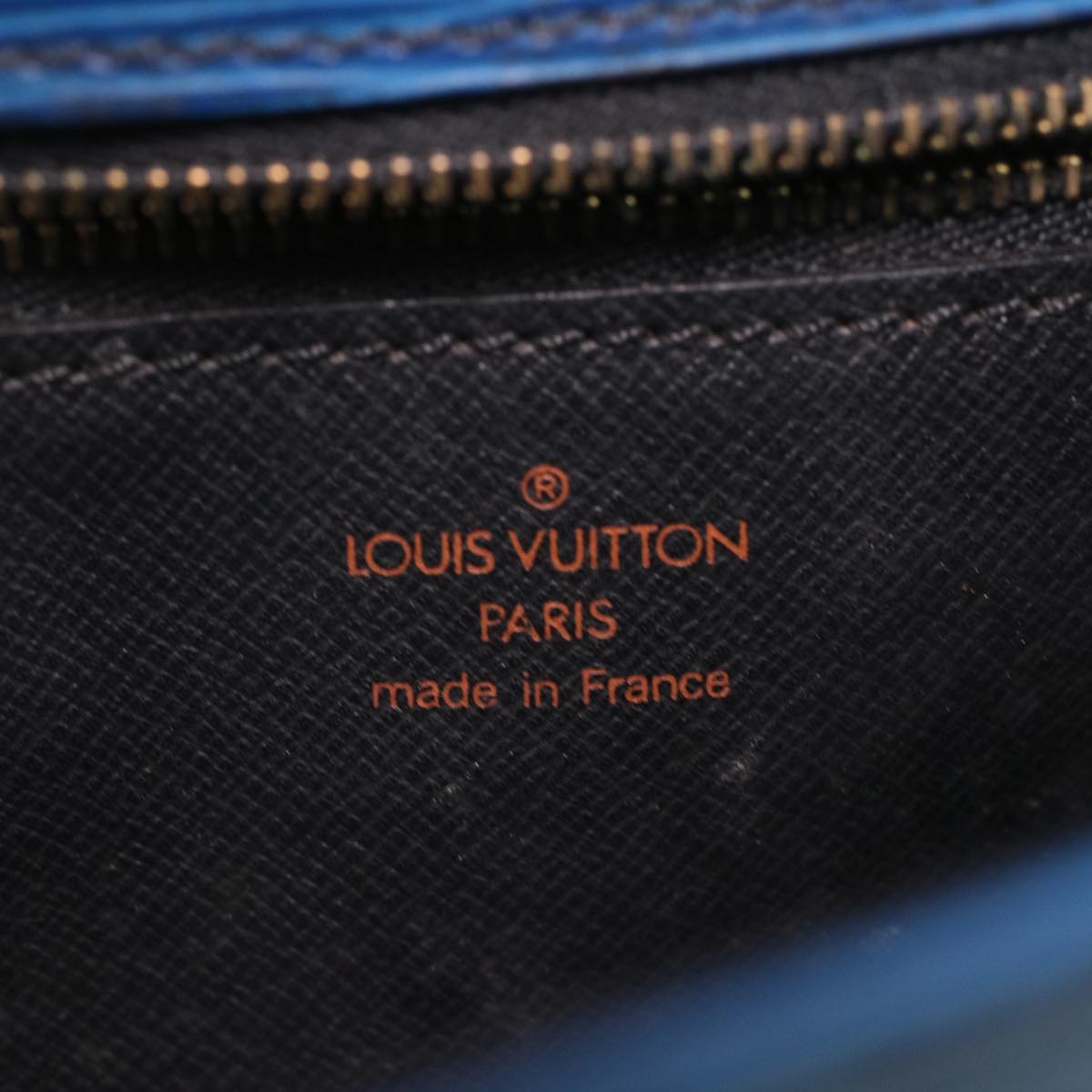 LOUIS VUITTON Epi Saint Cloud GM Shoulder Bag Blue M52195 LV Auth 37446