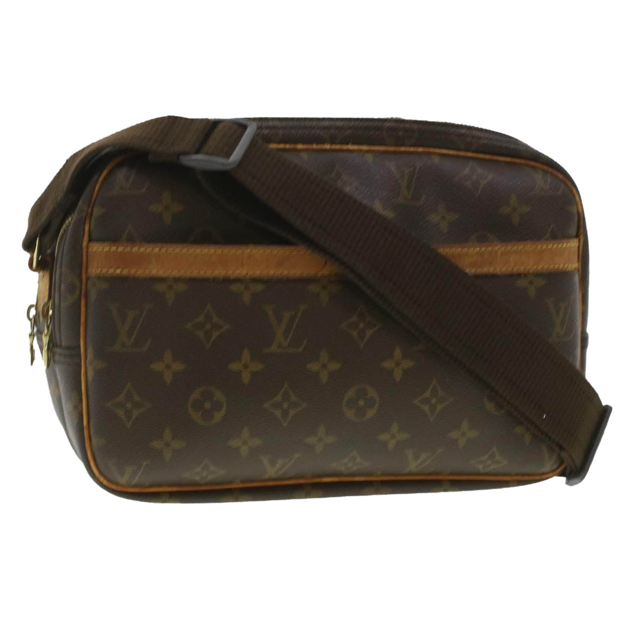 LOUIS VUITTON Monogram Reporter PM Shoulder Bag M45254 LV Auth 37453