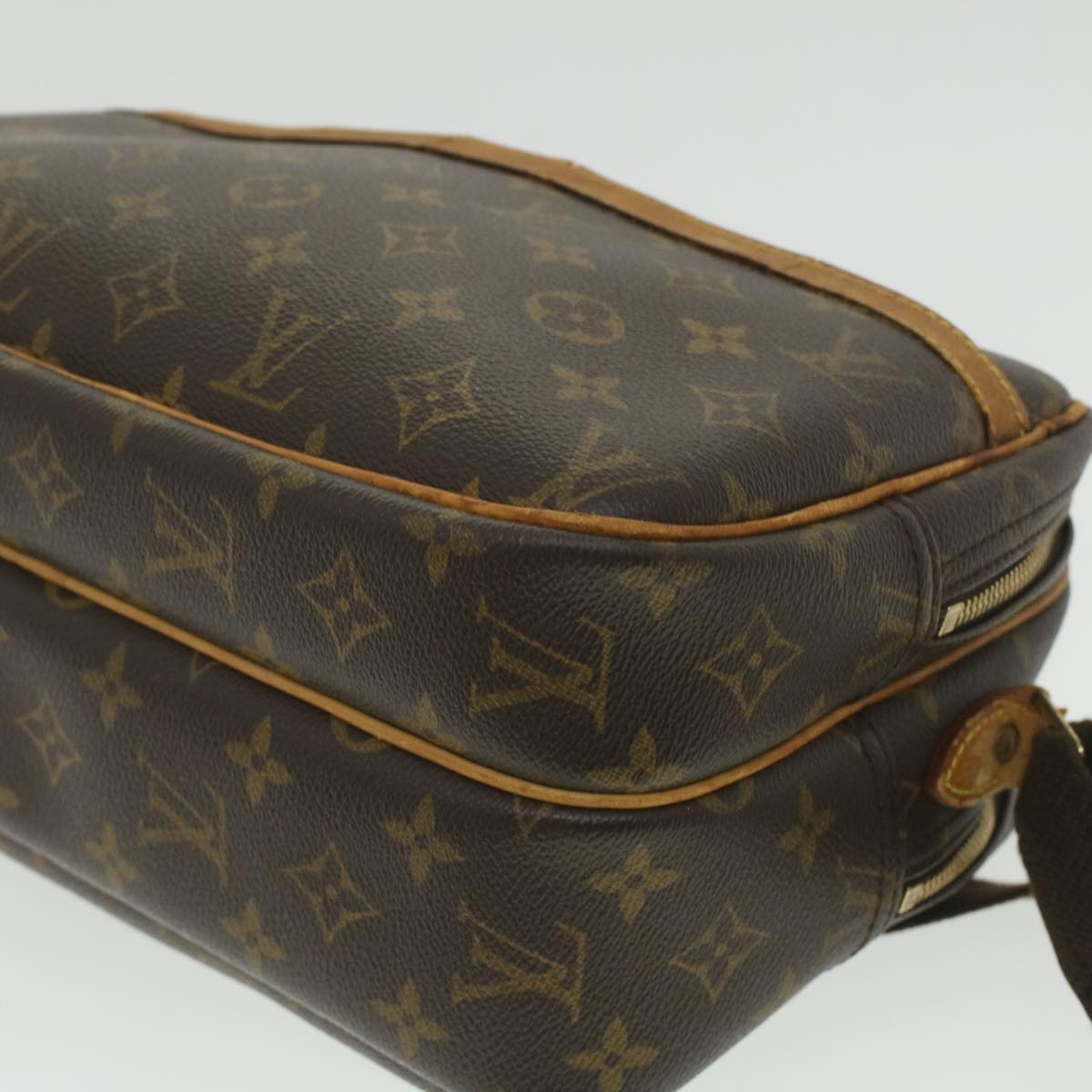 LOUIS VUITTON Monogram Reporter PM Shoulder Bag M45254 LV Auth 37453