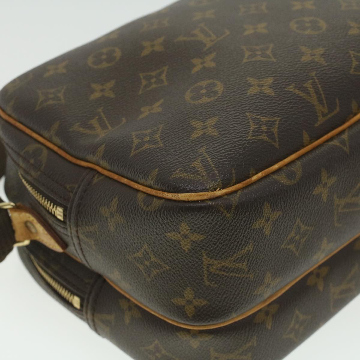 LOUIS VUITTON Monogram Reporter PM Shoulder Bag M45254 LV Auth 37453