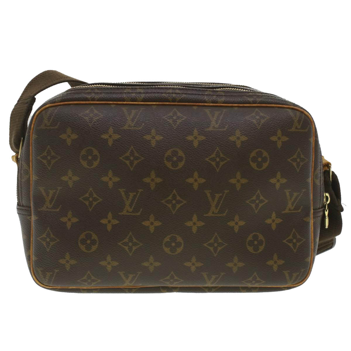 LOUIS VUITTON Monogram Reporter PM Shoulder Bag M45254 LV Auth 37453