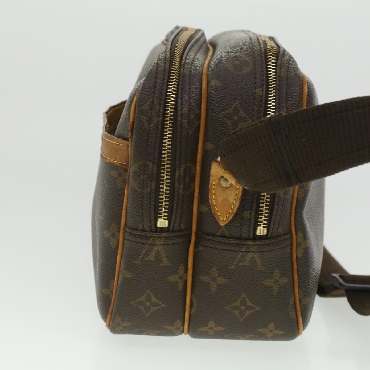 LOUIS VUITTON Monogram Reporter PM Shoulder Bag M45254 LV Auth 37453