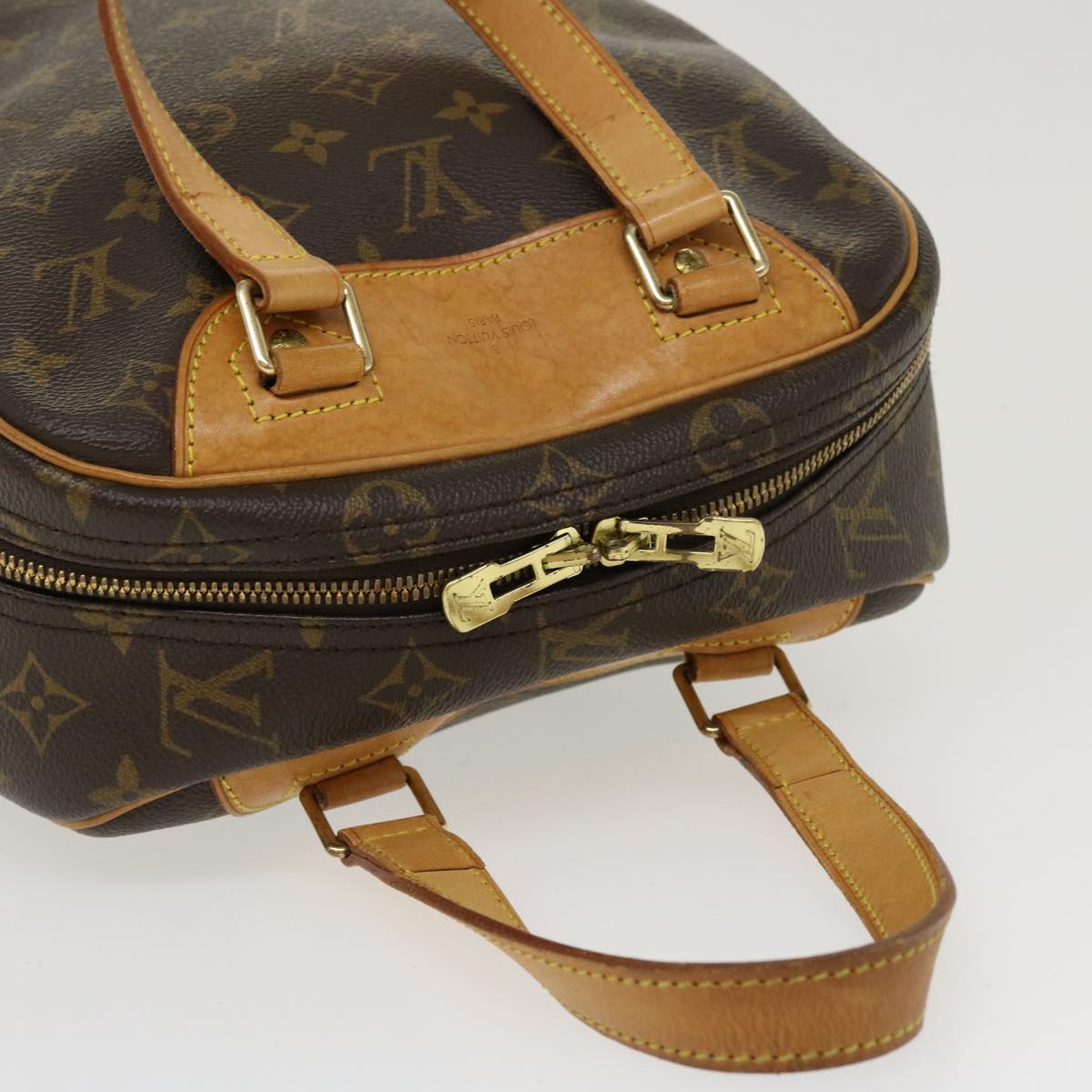 LOUIS VUITTON Monogram Excursion Hand Bag M41450 LV Auth 37484