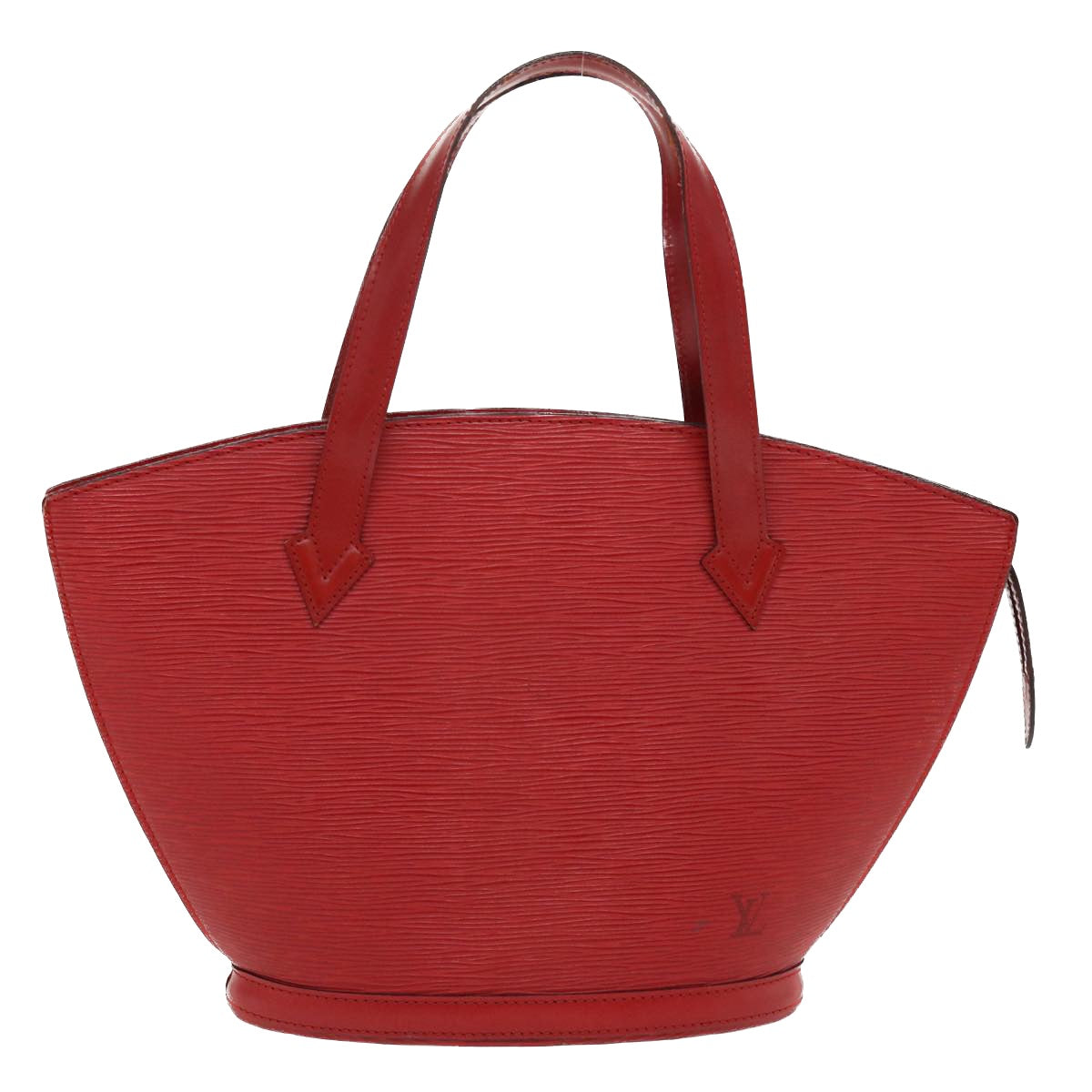 LOUIS VUITTON Epi Saint Jacques Hand Bag Red M52277 LV Auth 37488