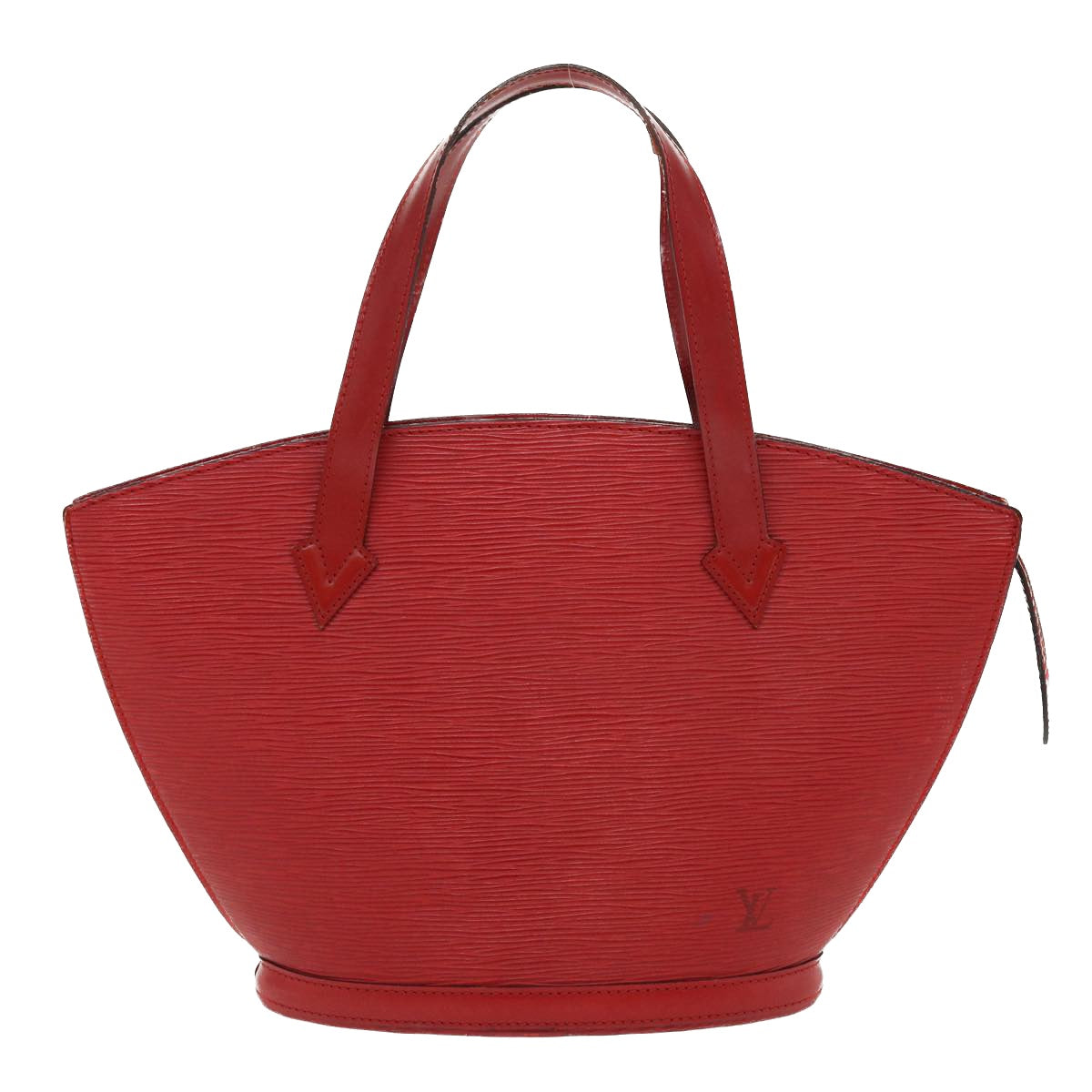 LOUIS VUITTON Epi Saint Jacques Hand Bag Red M52277 LV Auth 37488