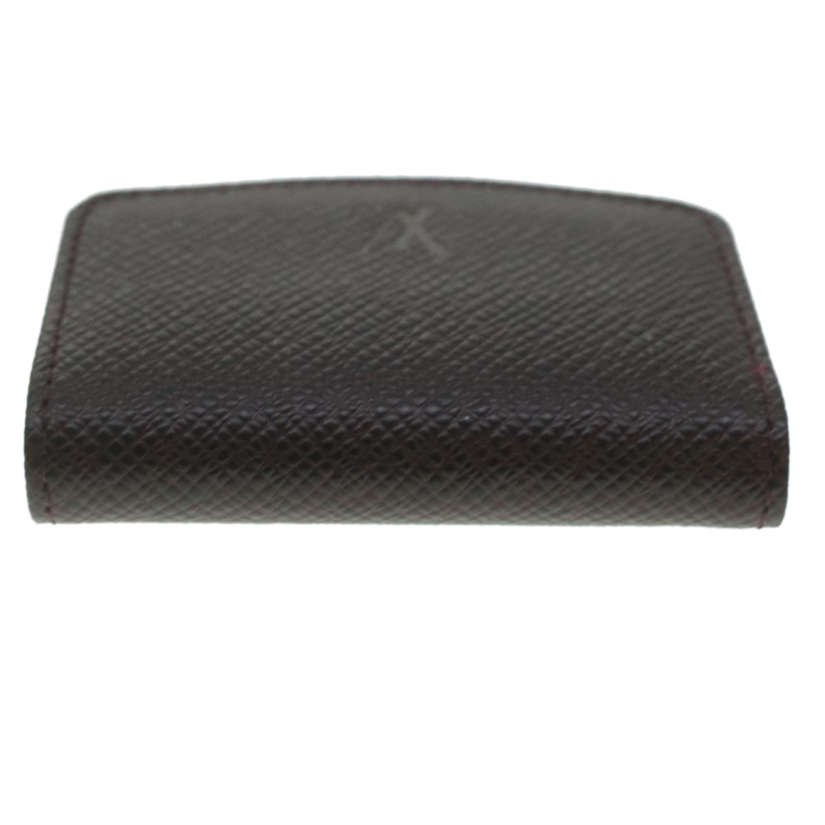 LOUIS VUITTON Cuffs & Cuff Case Accessory Case Leather Acajou LV Auth 37503