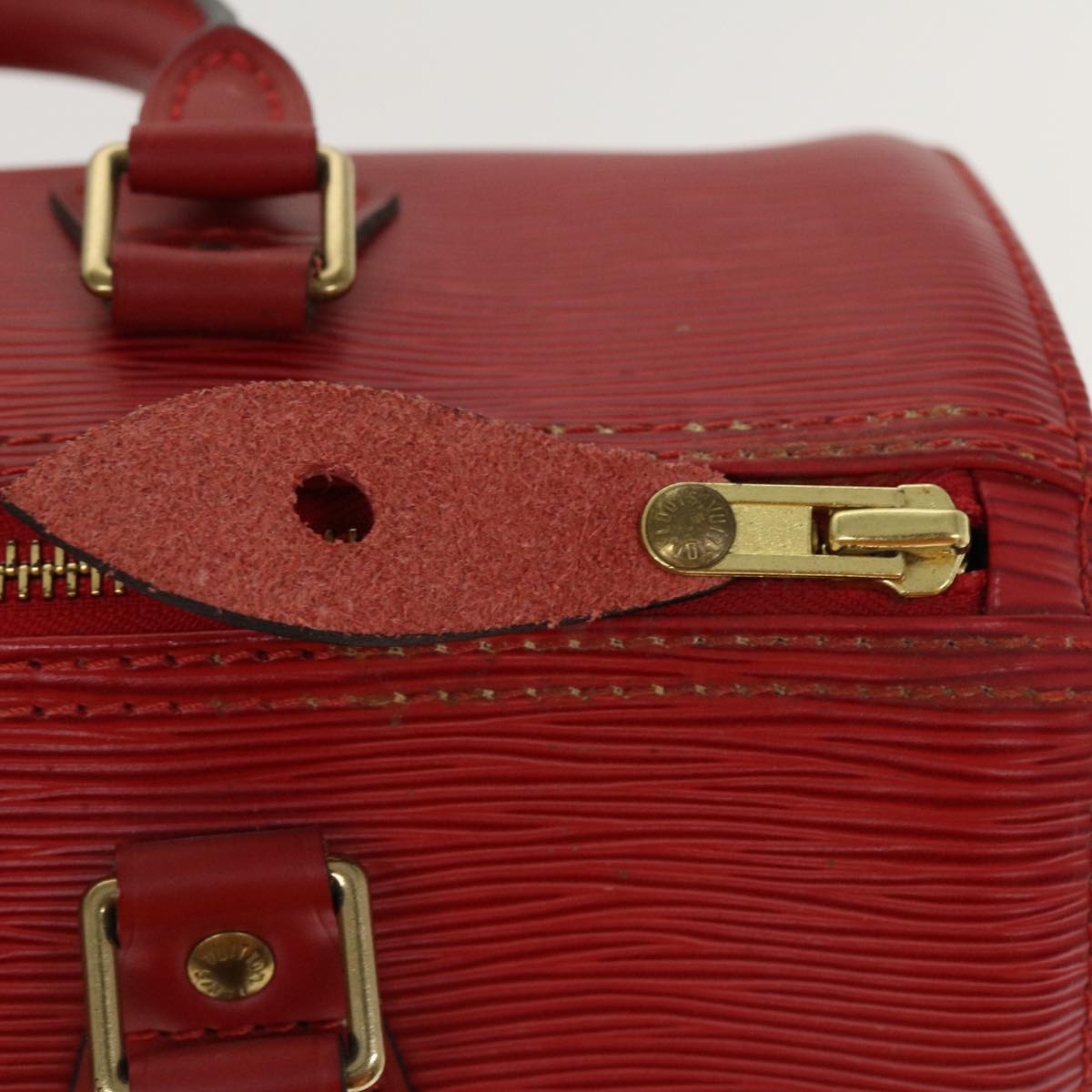 LOUIS VUITTON Epi Speedy 25 Hand Bag Red M43017 LV Auth 37533