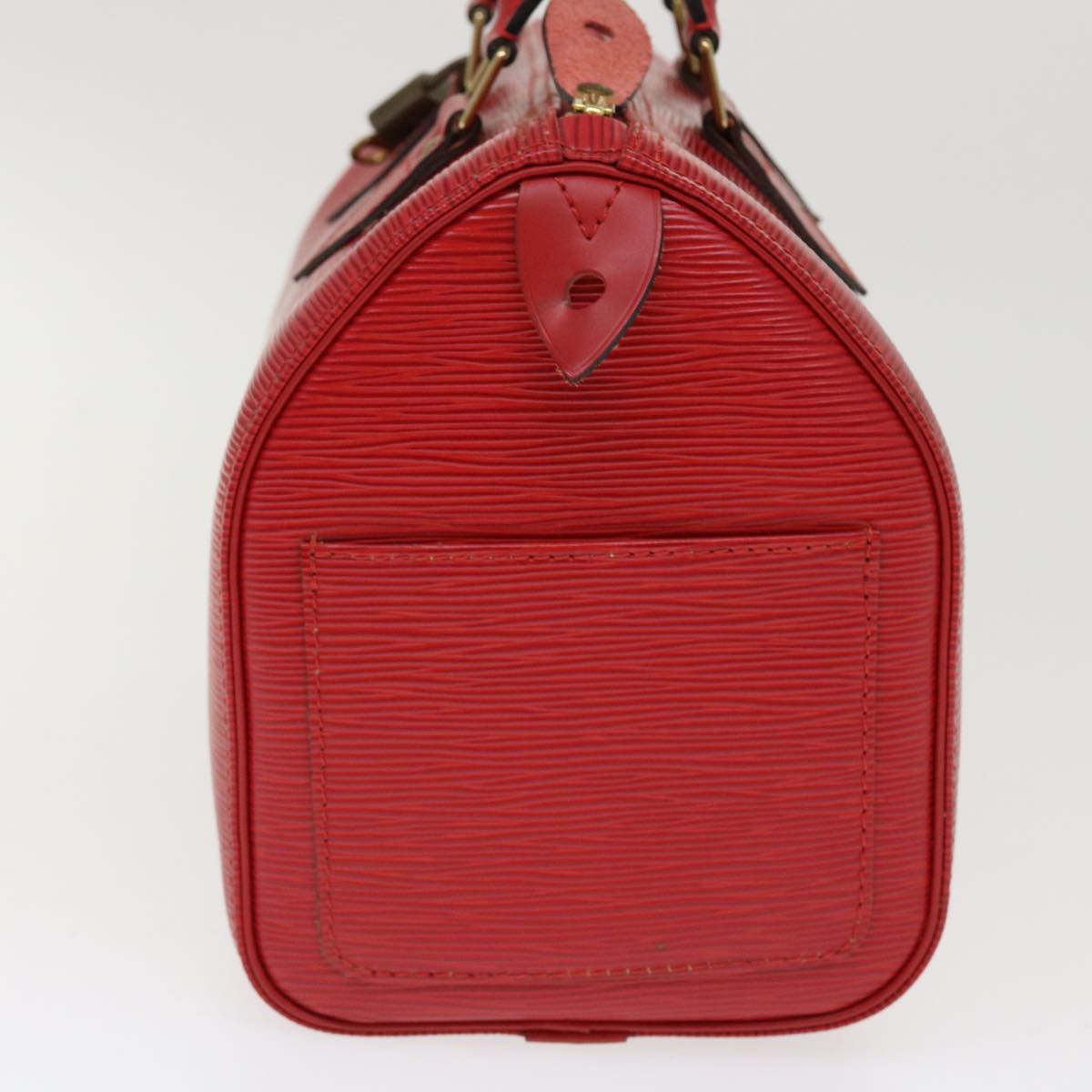 LOUIS VUITTON Epi Speedy 25 Hand Bag Red M43017 LV Auth 37533