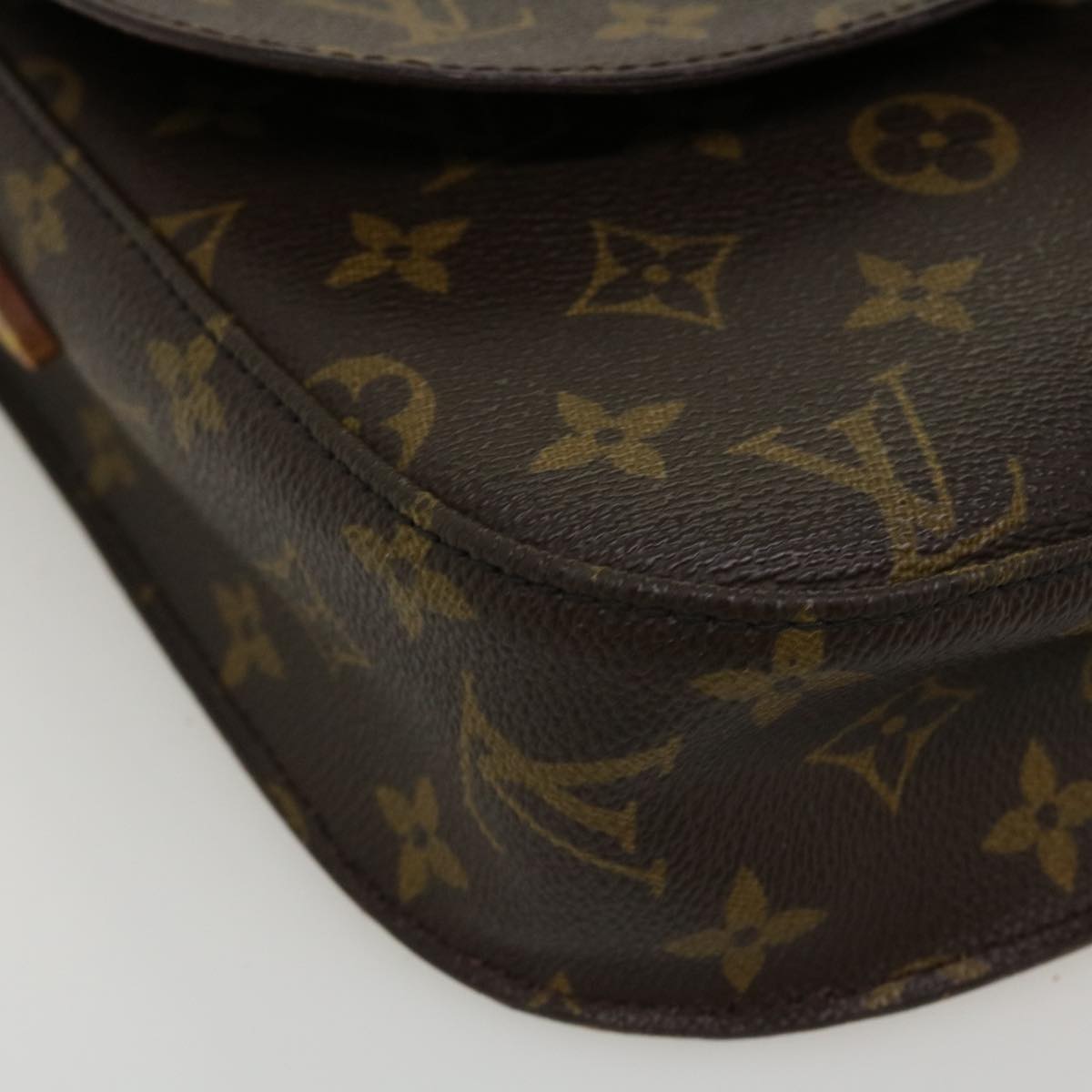 LOUIS VUITTON Monogram Saint Cloud GM Shoulder Bag M51242 LV Auth 37567