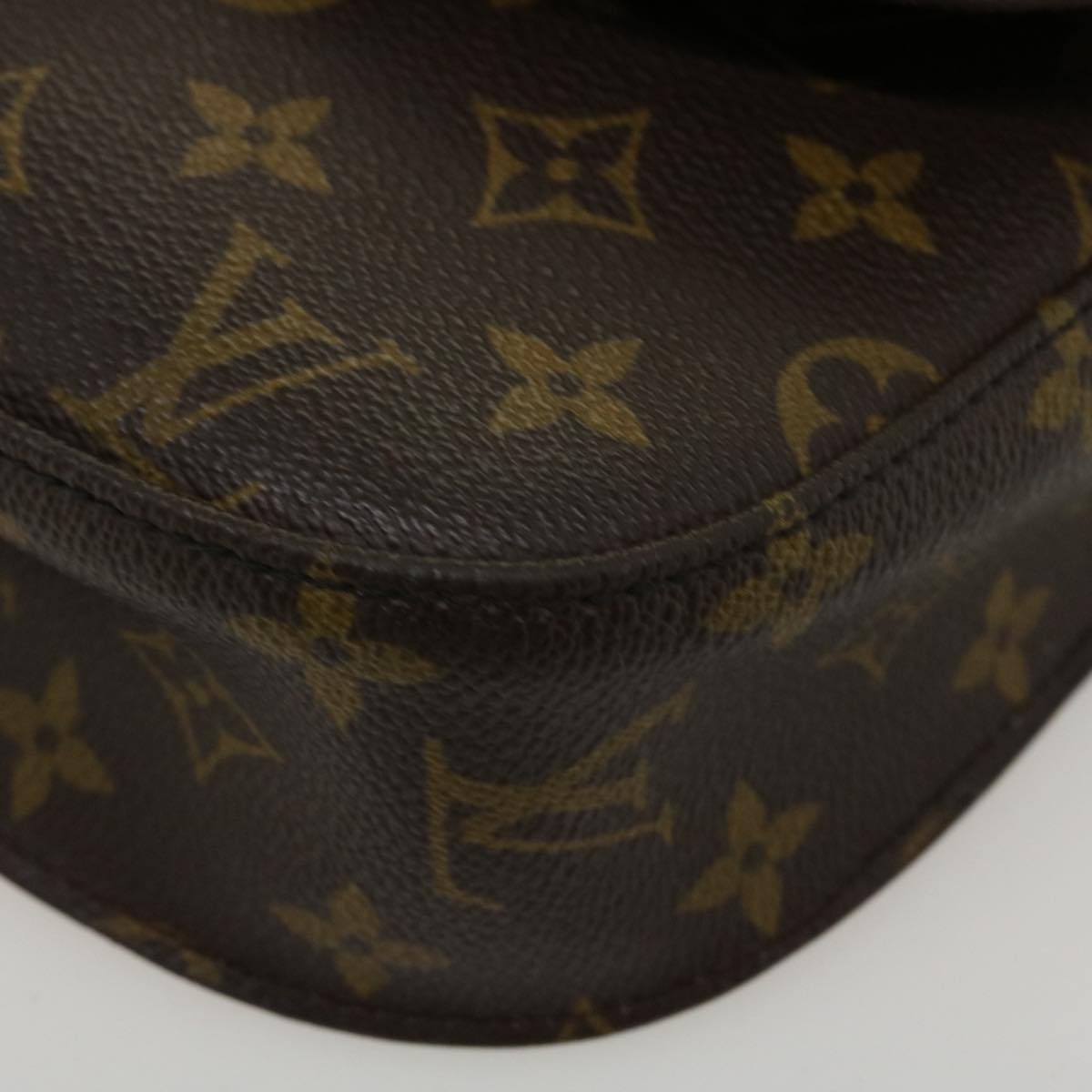 LOUIS VUITTON Monogram Saint Cloud GM Shoulder Bag M51242 LV Auth 37567