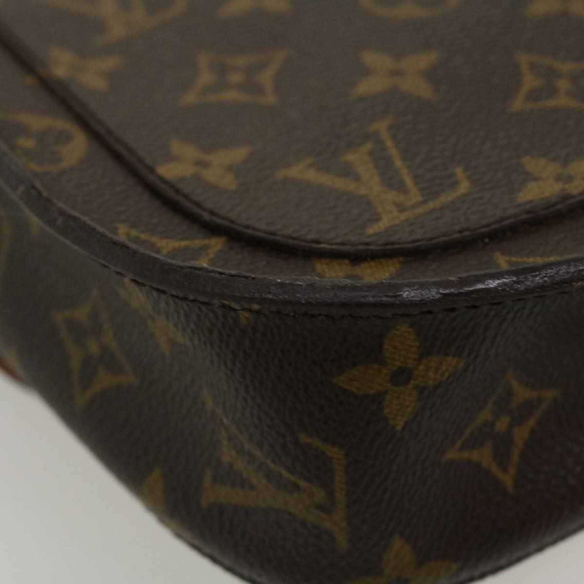 LOUIS VUITTON Monogram Saint Cloud GM Shoulder Bag M51242 LV Auth 37567