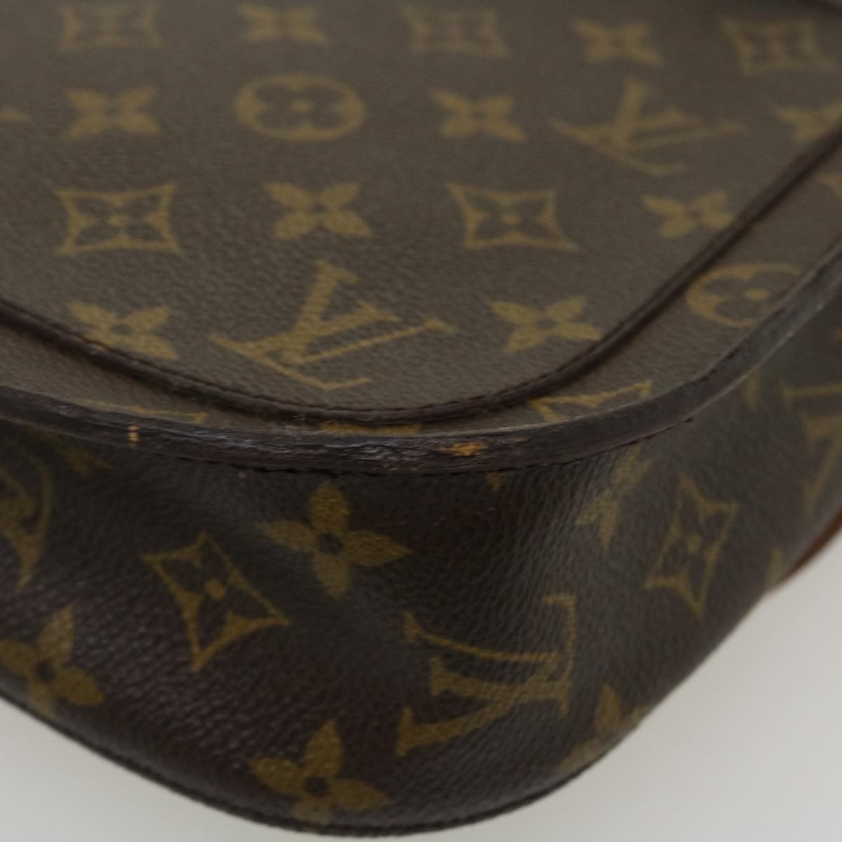 LOUIS VUITTON Monogram Saint Cloud GM Shoulder Bag M51242 LV Auth 37567