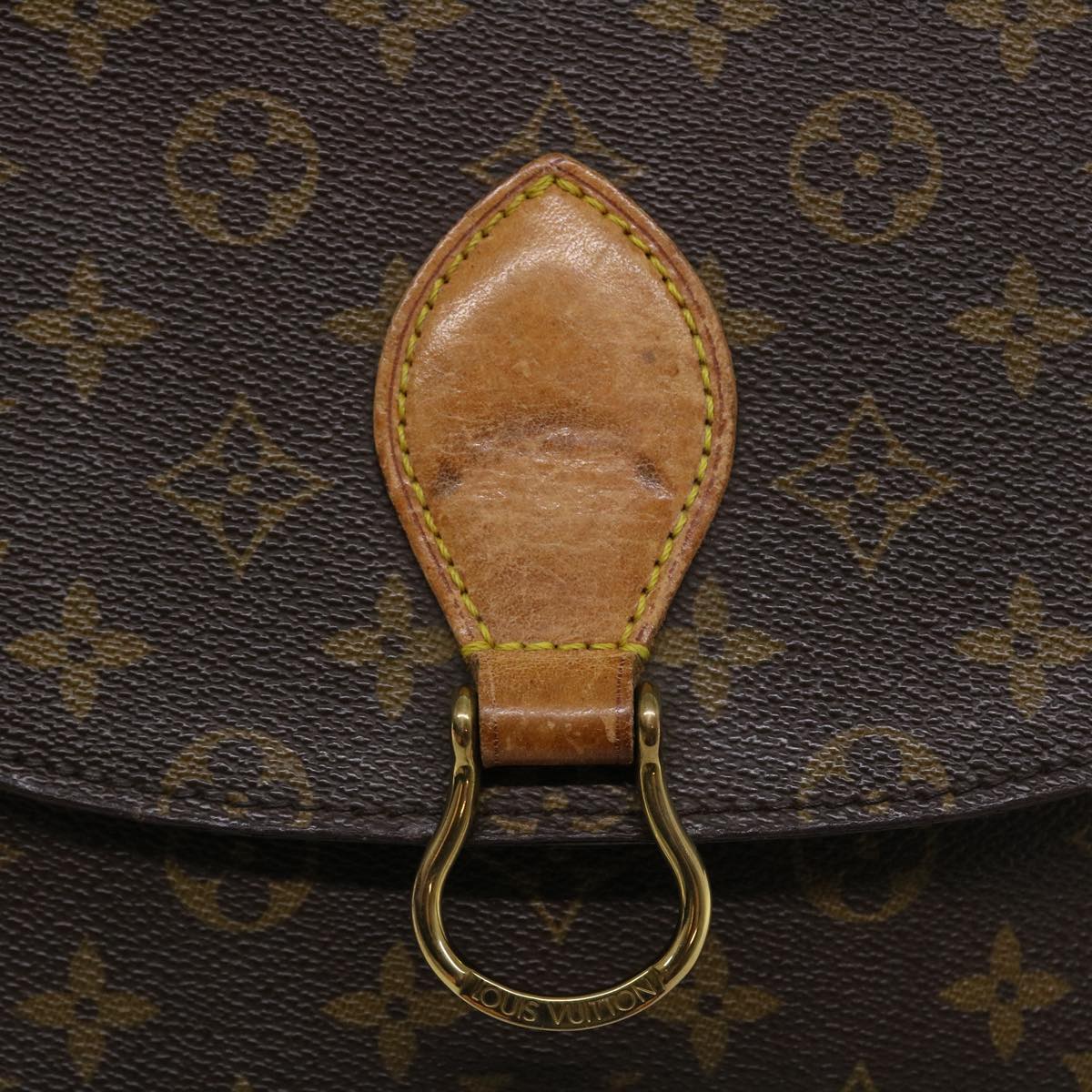 LOUIS VUITTON Monogram Saint Cloud GM Shoulder Bag M51242 LV Auth 37567