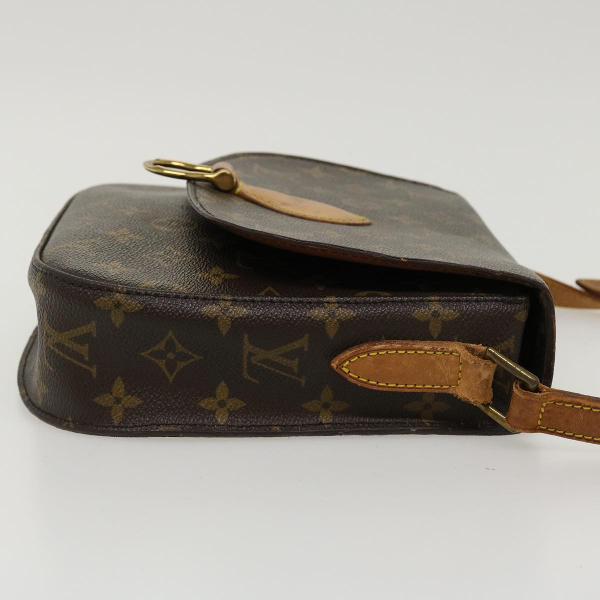 LOUIS VUITTON Monogram Saint Cloud GM Shoulder Bag M51242 LV Auth 37567