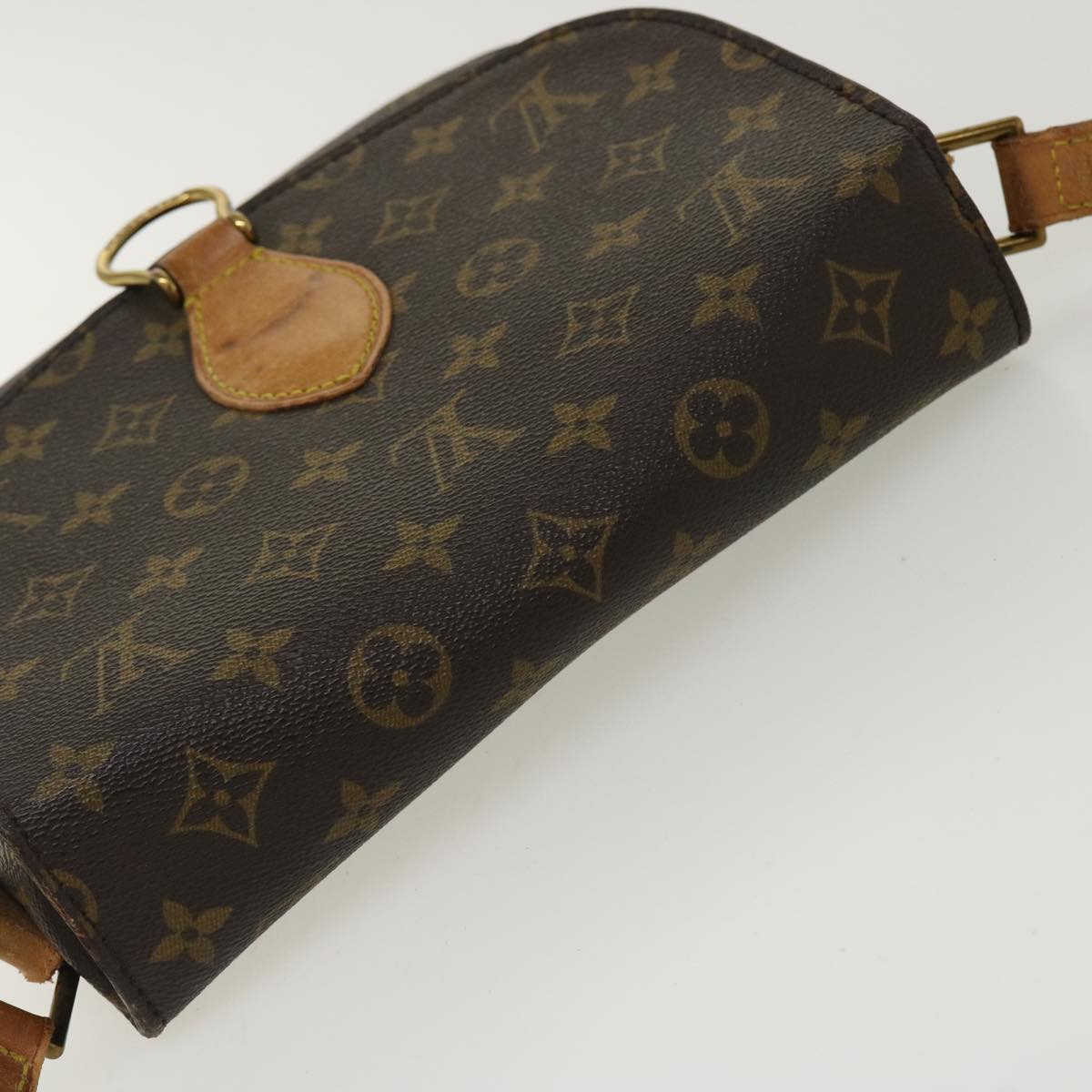 LOUIS VUITTON Monogram Saint Cloud GM Shoulder Bag M51242 LV Auth 37567