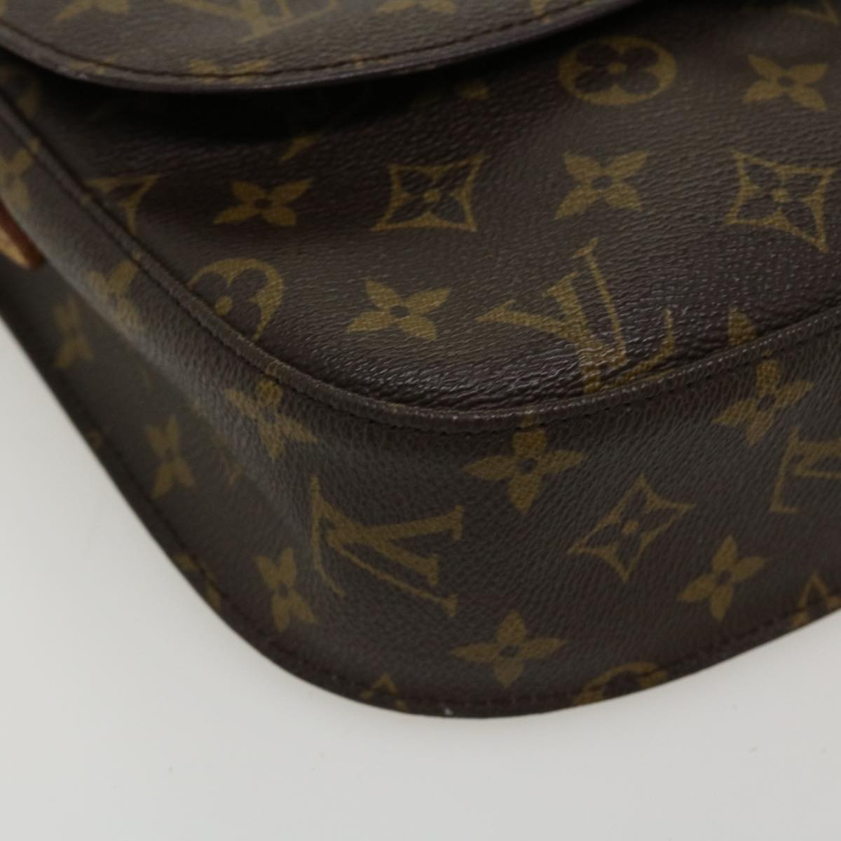 LOUIS VUITTON Monogram Saint Cloud GM Shoulder Bag M51242 LV Auth 37568