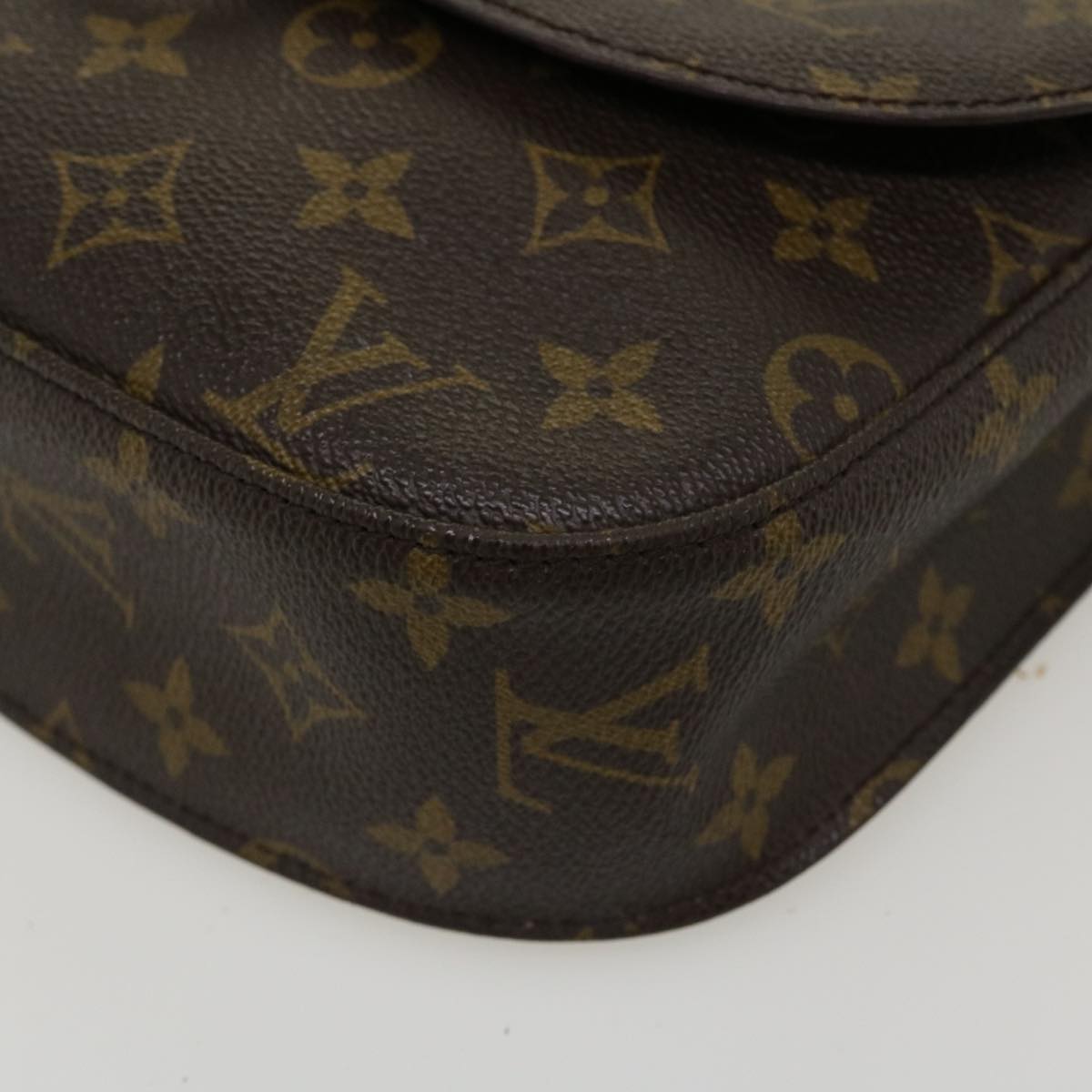 LOUIS VUITTON Monogram Saint Cloud GM Shoulder Bag M51242 LV Auth 37568