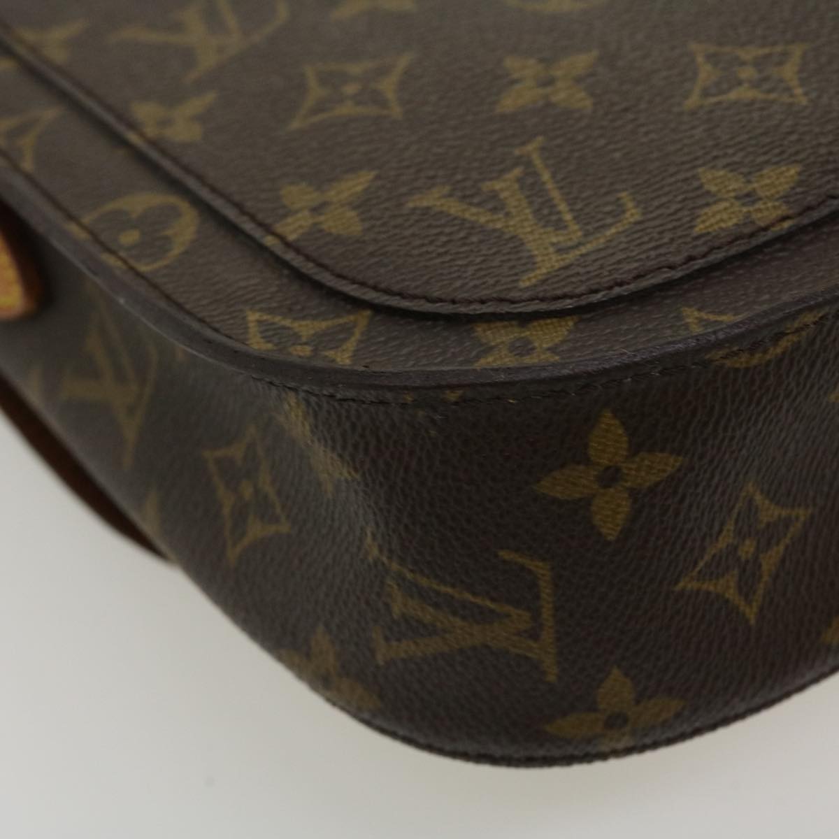 LOUIS VUITTON Monogram Saint Cloud GM Shoulder Bag M51242 LV Auth 37568