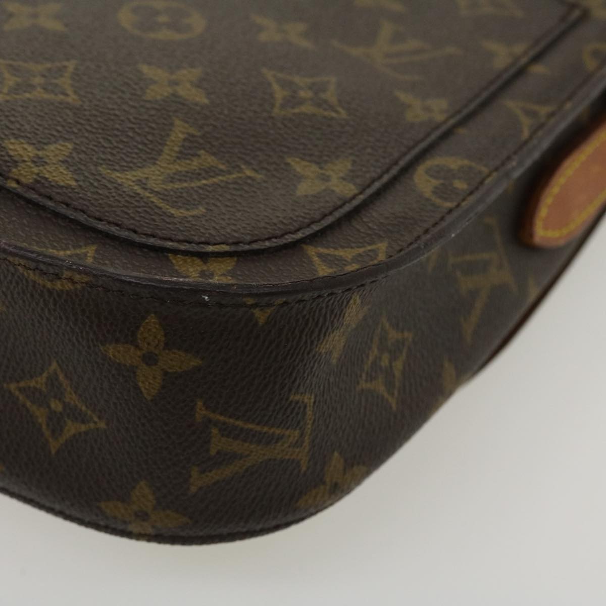 LOUIS VUITTON Monogram Saint Cloud GM Shoulder Bag M51242 LV Auth 37568