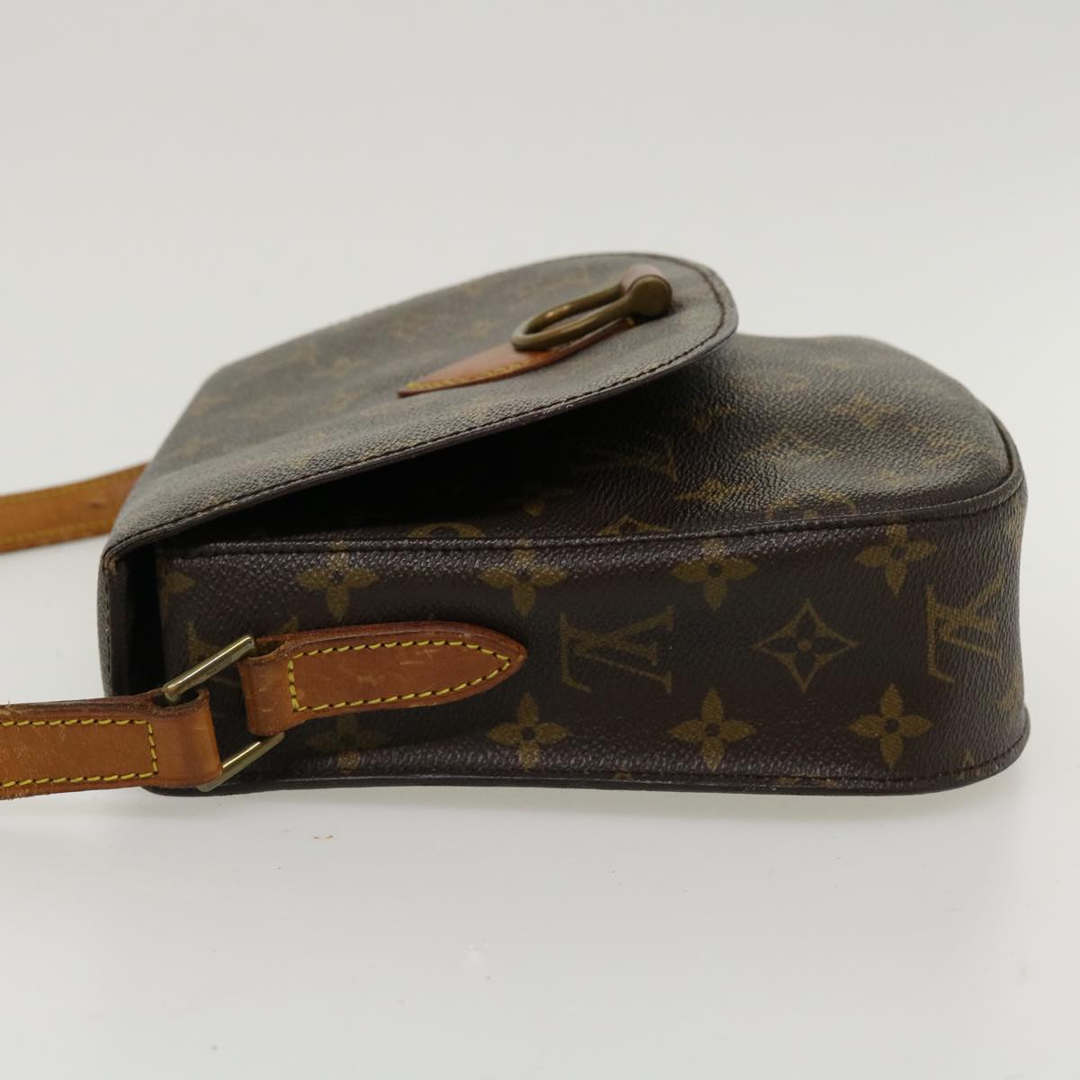 LOUIS VUITTON Monogram Saint Cloud GM Shoulder Bag M51242 LV Auth 37568