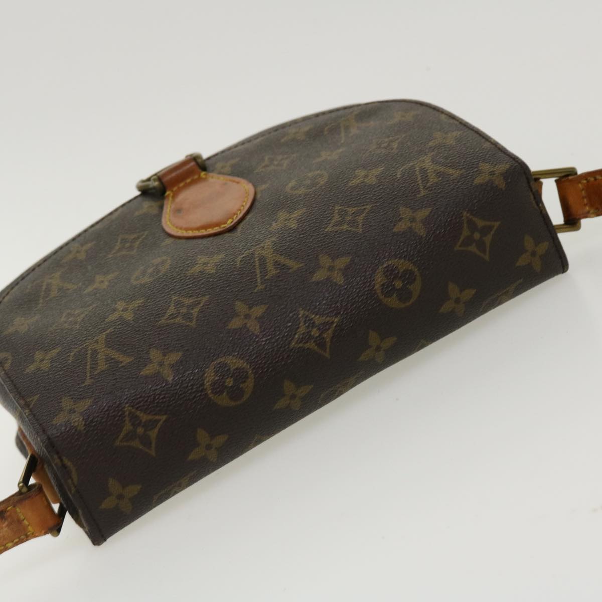 LOUIS VUITTON Monogram Saint Cloud GM Shoulder Bag M51242 LV Auth 37568