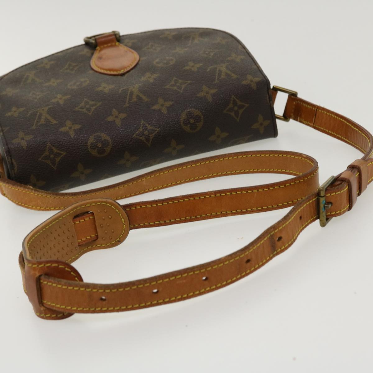 LOUIS VUITTON Monogram Saint Cloud GM Shoulder Bag M51242 LV Auth 37568