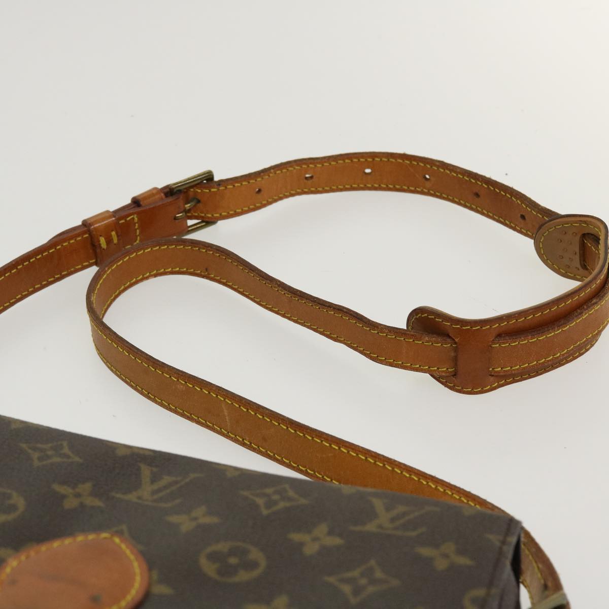 LOUIS VUITTON Monogram Saint Cloud GM Shoulder Bag M51242 LV Auth 37568