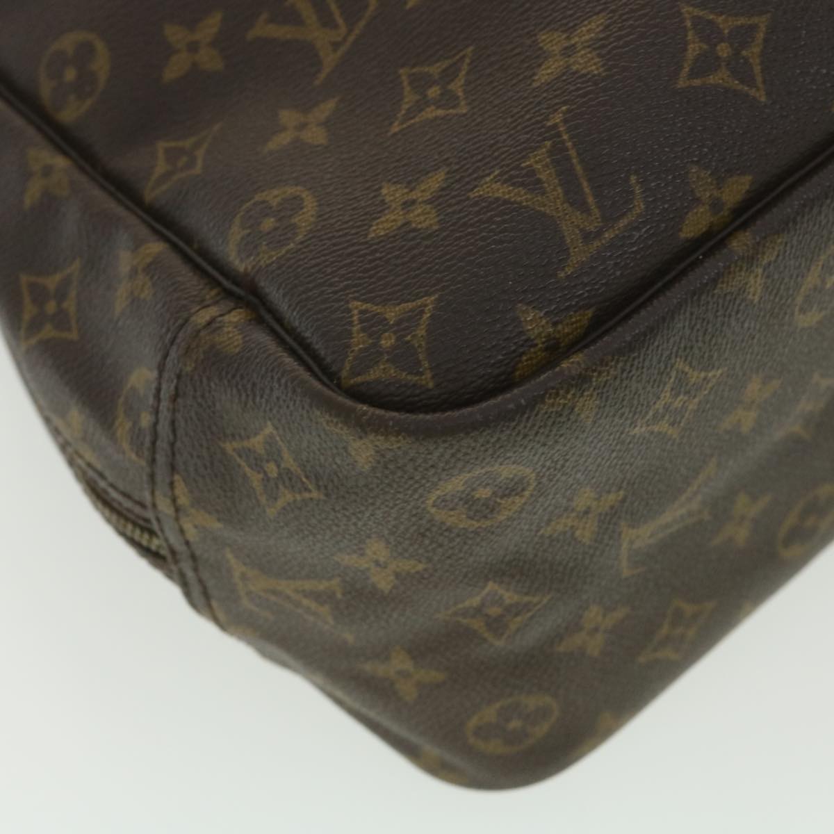 LOUIS VUITTON Monogram Deauville Hand Bag L083 LV Auth 37573