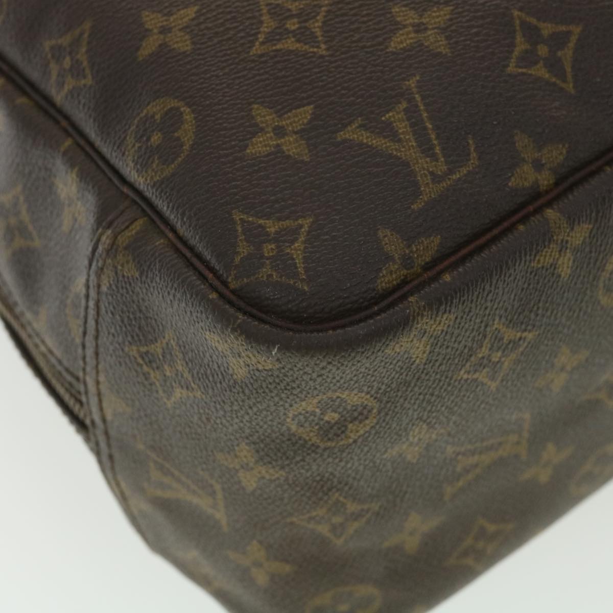 LOUIS VUITTON Monogram Deauville Hand Bag L083 LV Auth 37573