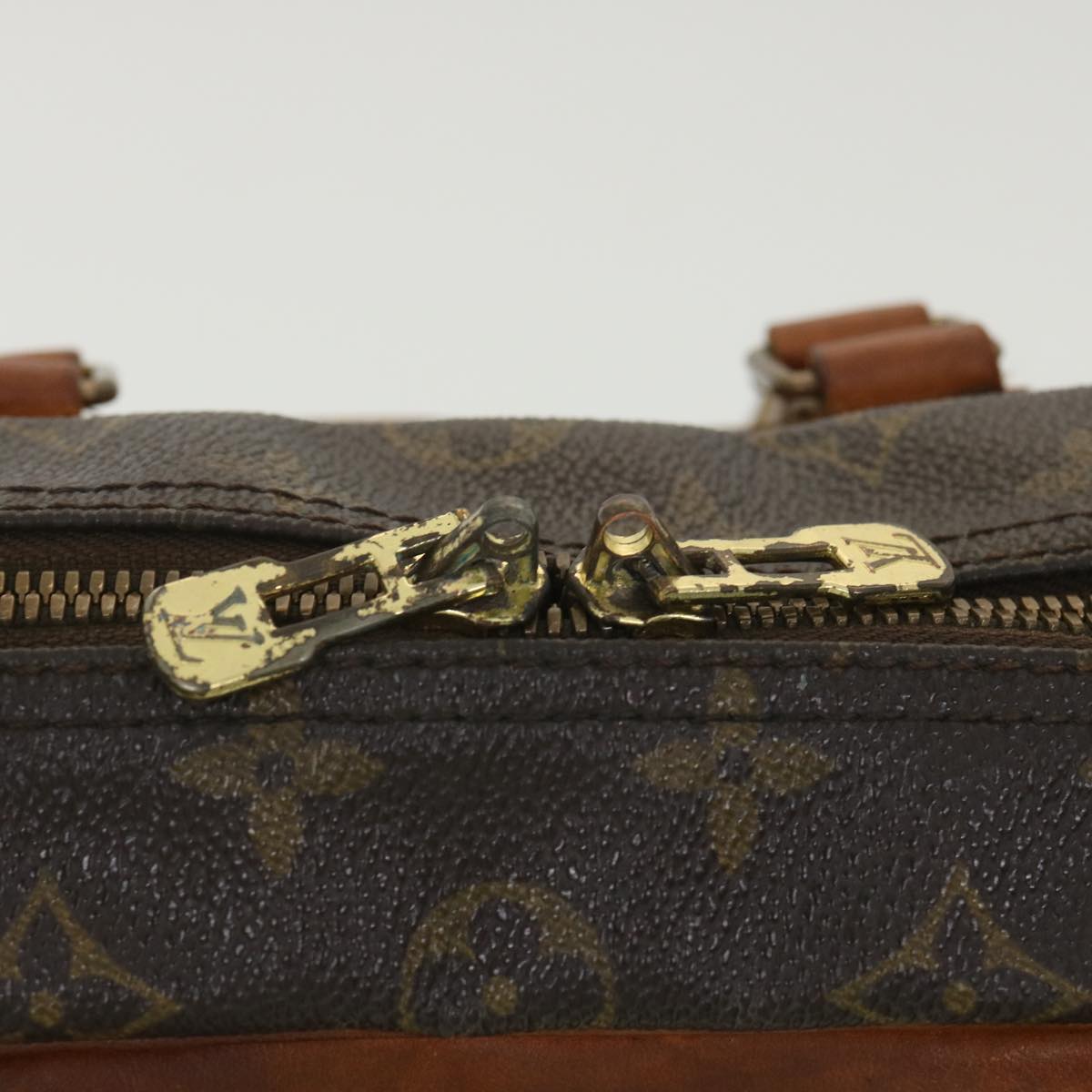 LOUIS VUITTON Monogram Deauville Hand Bag L083 LV Auth 37573