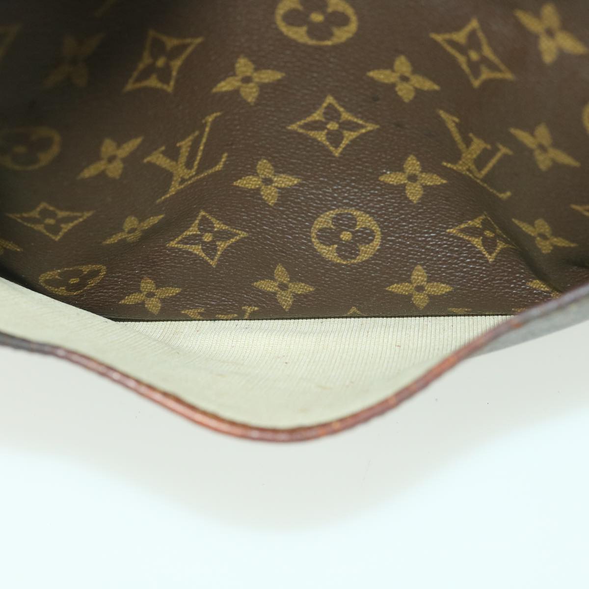 LOUIS VUITTON Monogram Deauville Hand Bag L083 LV Auth 37573